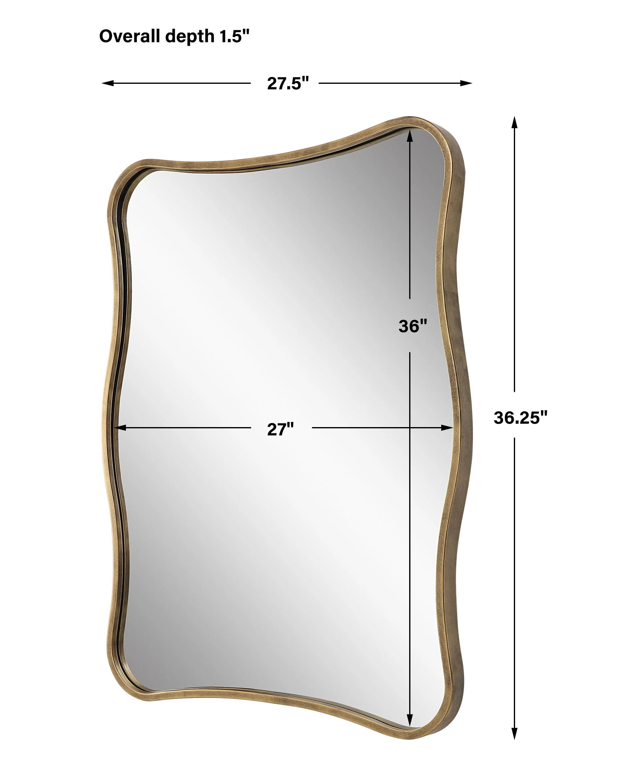 Pavia Curvy Vanity Mirror - Image 5