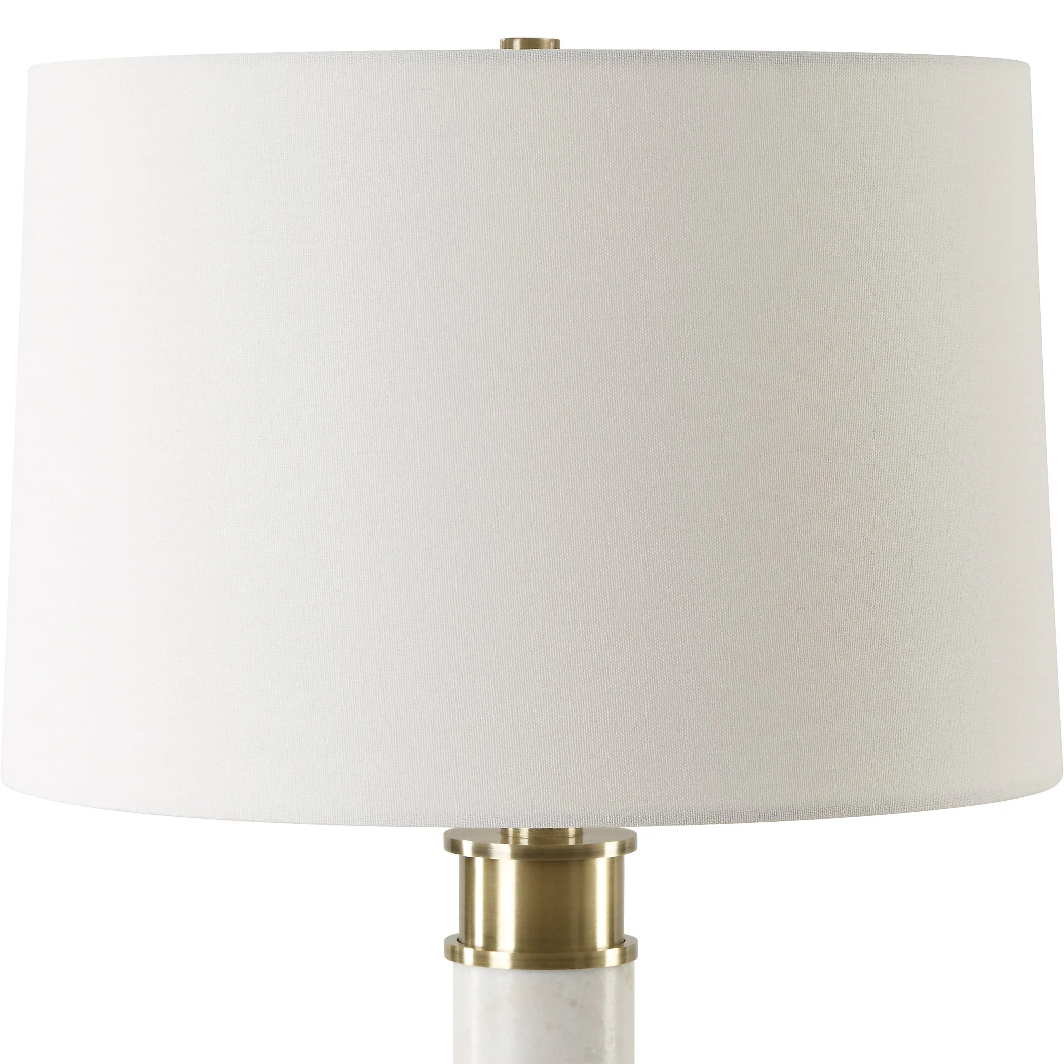Plinth White Marble Table Lamp - Image 5