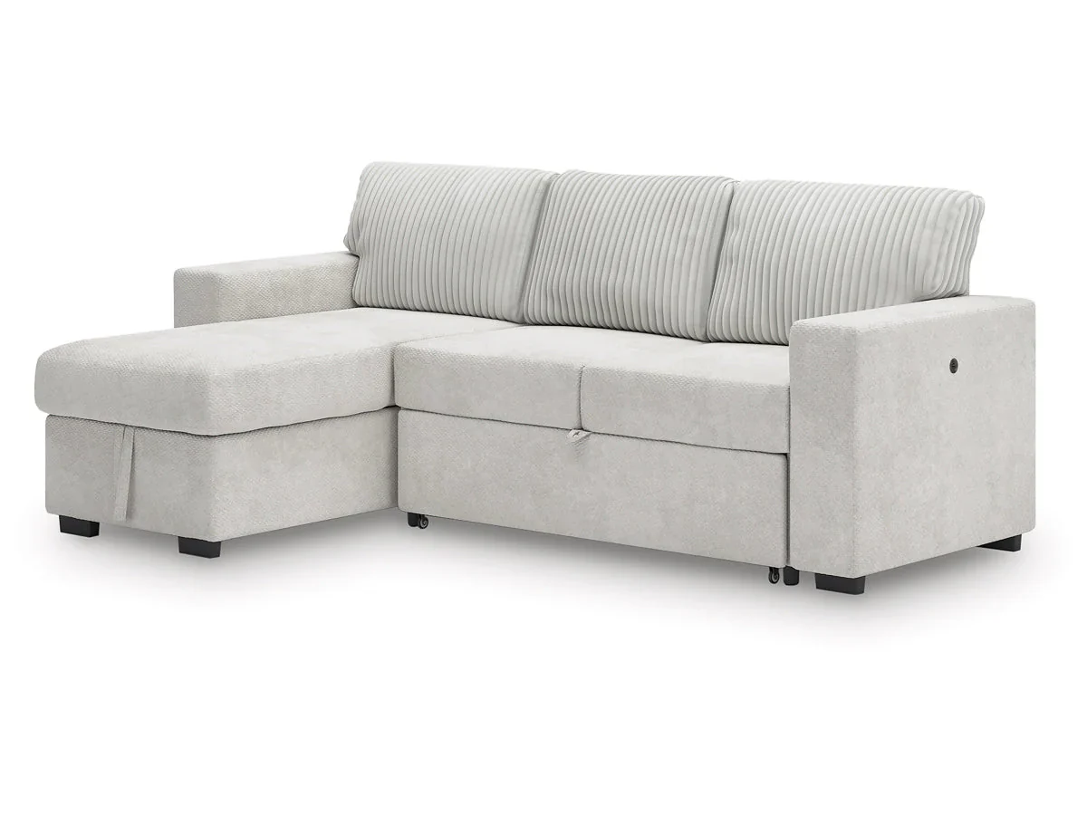 Poppleton 2-Piece Sectional with Pop Up Sleeper and Chaise - Image 3