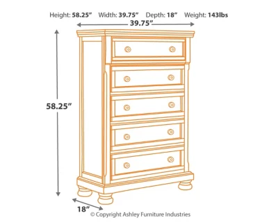 Porter Chest of Drawers - Image 4