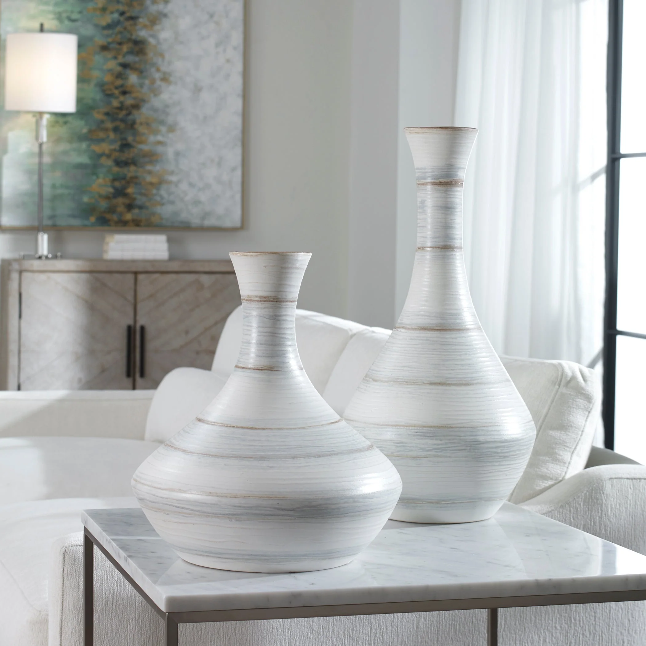 Potter Vases, S/2 - Image 3