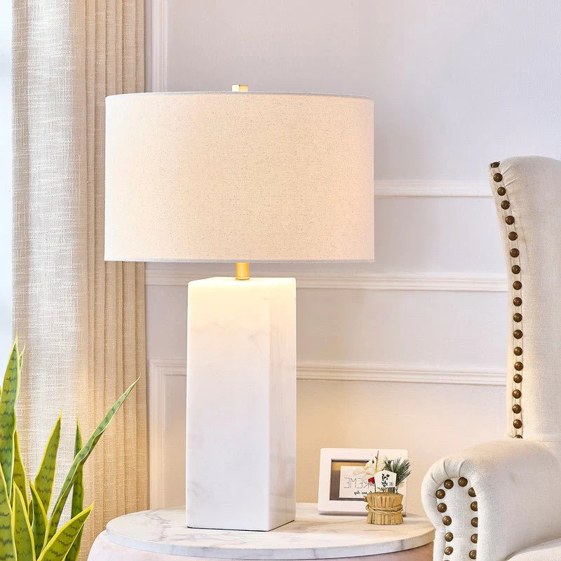 Quartz White MarbleTable Lamp - Image 3