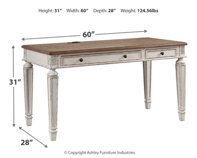 Realyn 60" Home Office Desk - Image 4