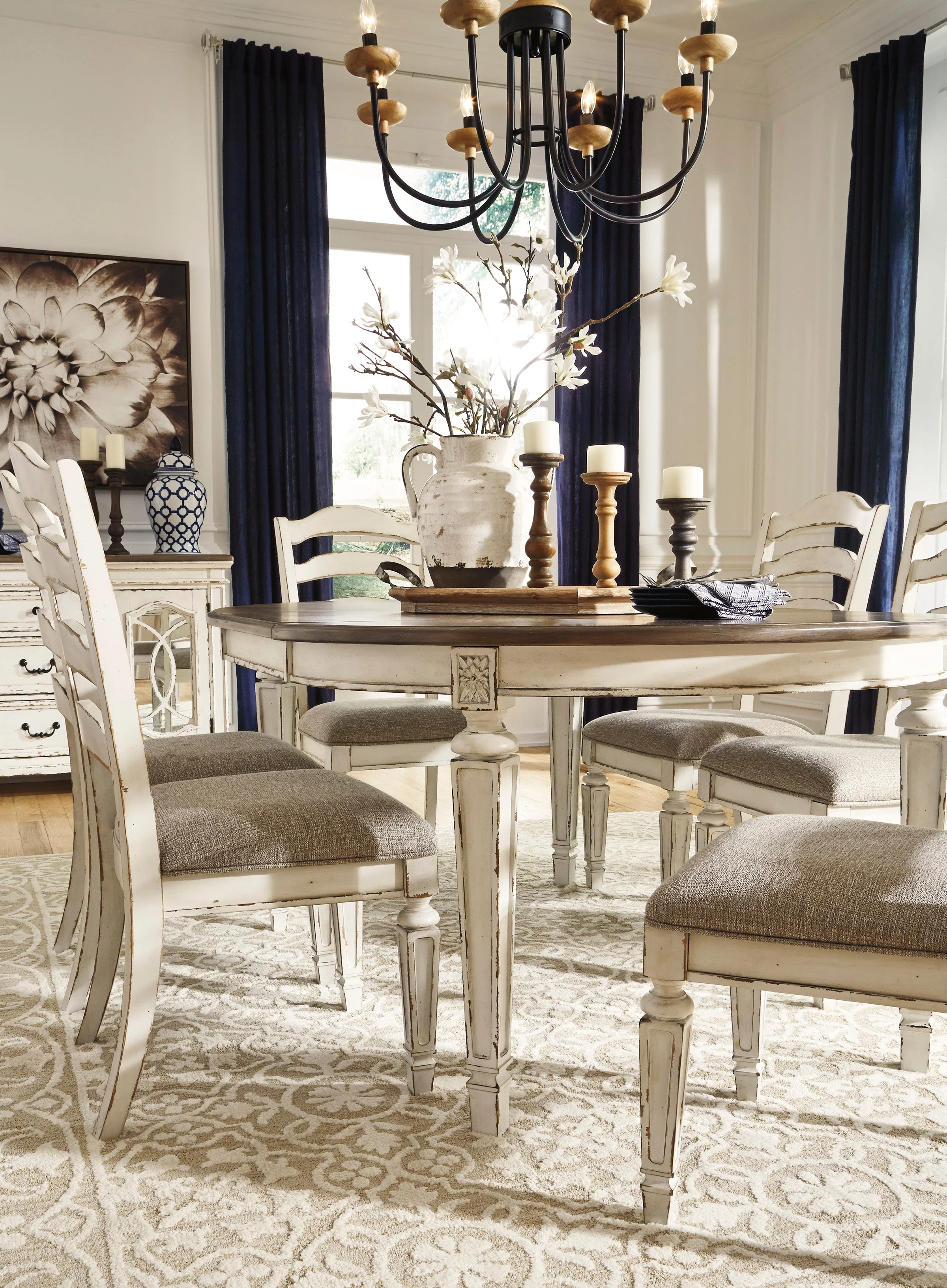 Ashley Homestore |Realyn Dining Table set 6pcs - Image 3