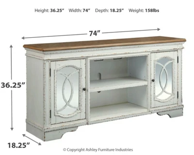 Realyn 74" TV Stand - Image 4