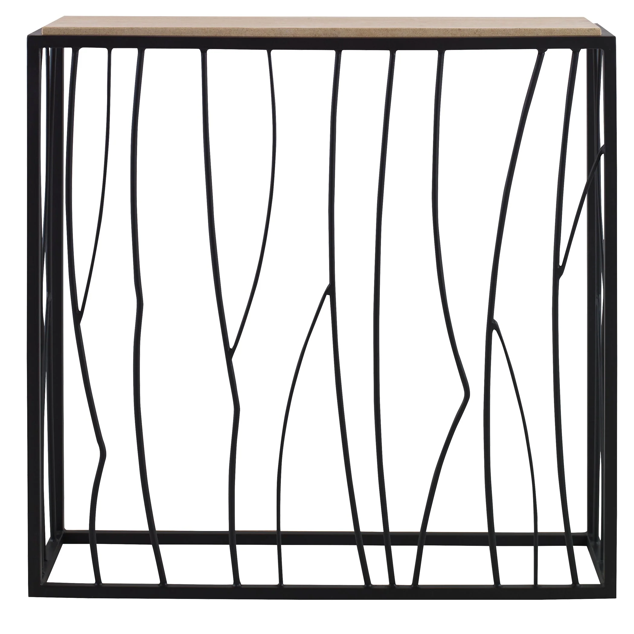 Reed Console Table, 2 Cartons - Image 2