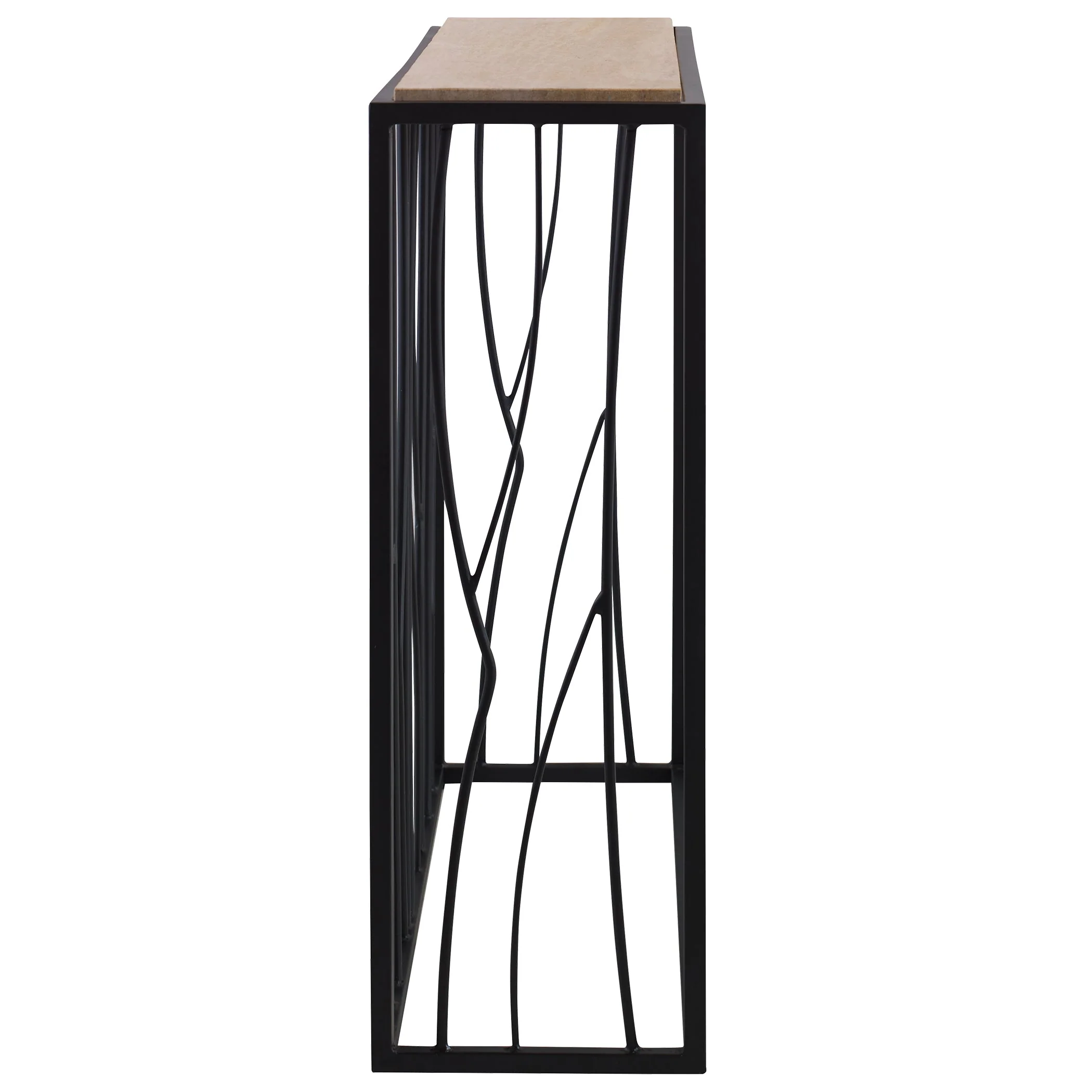 Reed Console Table, 2 Cartons - Image 5