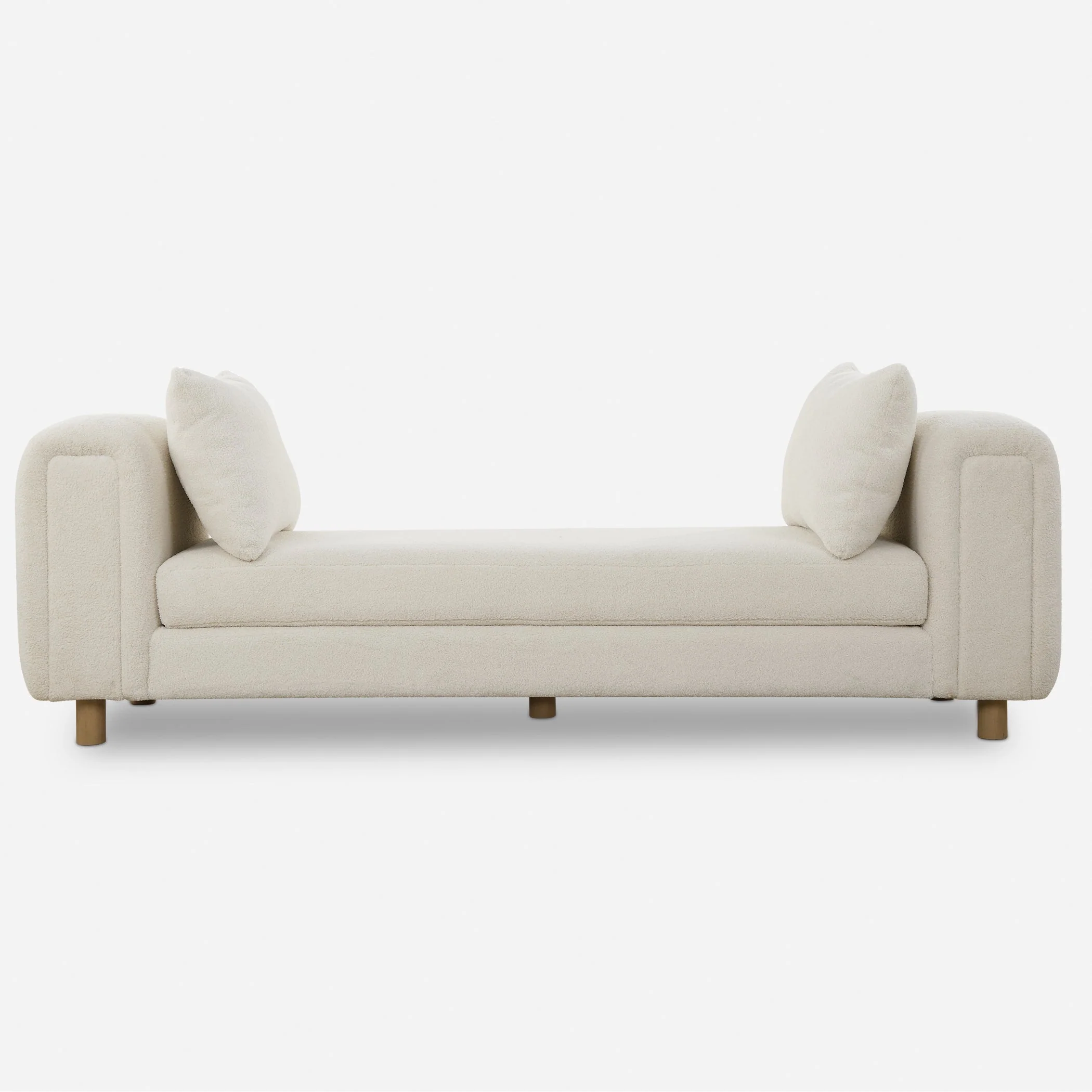 Repose Oversized Ivory Bench - Image 2
