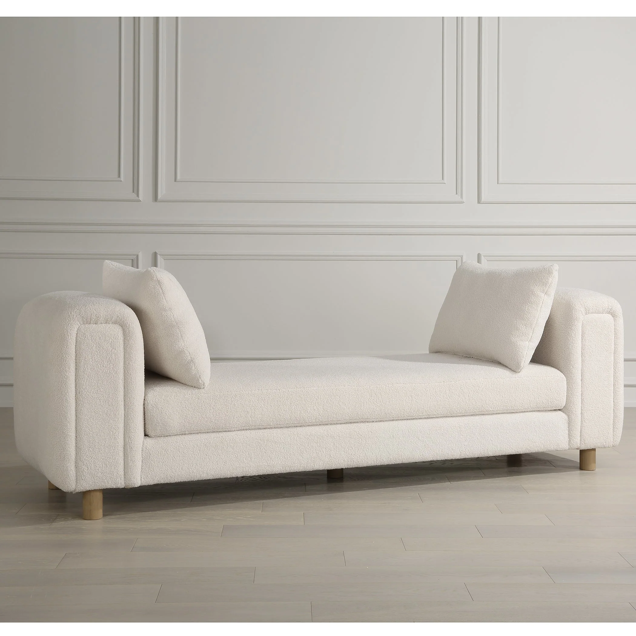 Repose Oversized Ivory Bench - Image 4