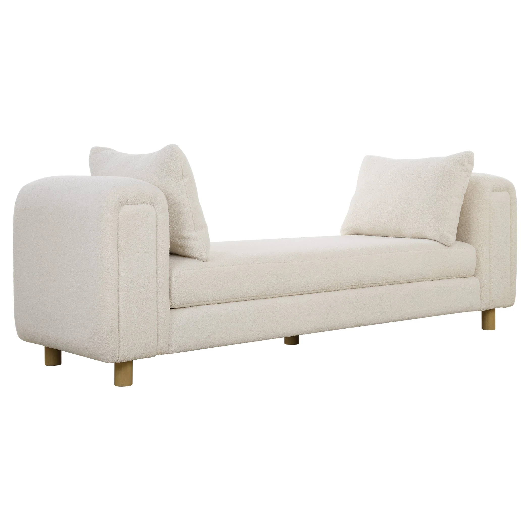 Repose Oversized Ivory Bench - Image 5