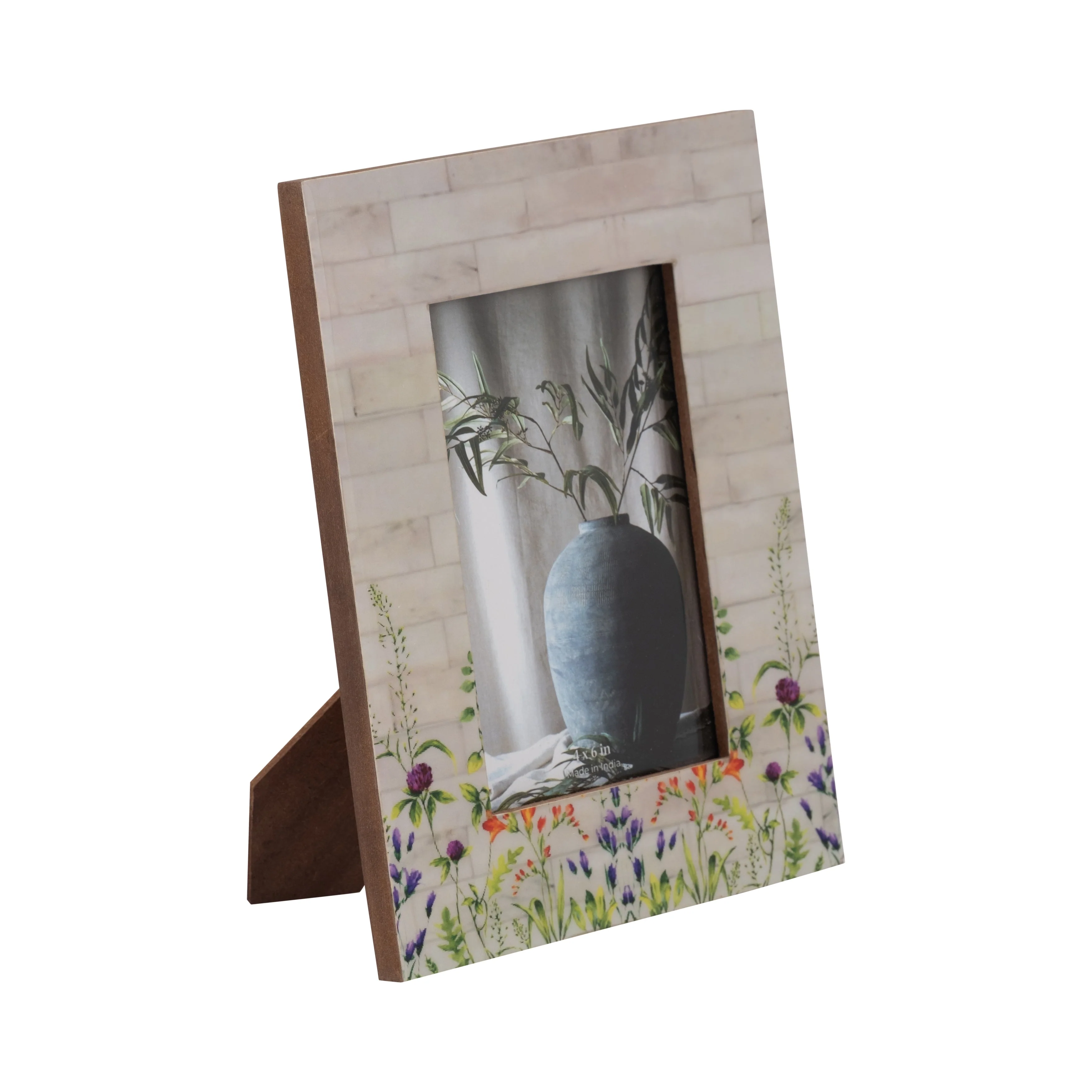 Resin, 4x6 Purple Flower Field Photo Frame, Multi - Image 9