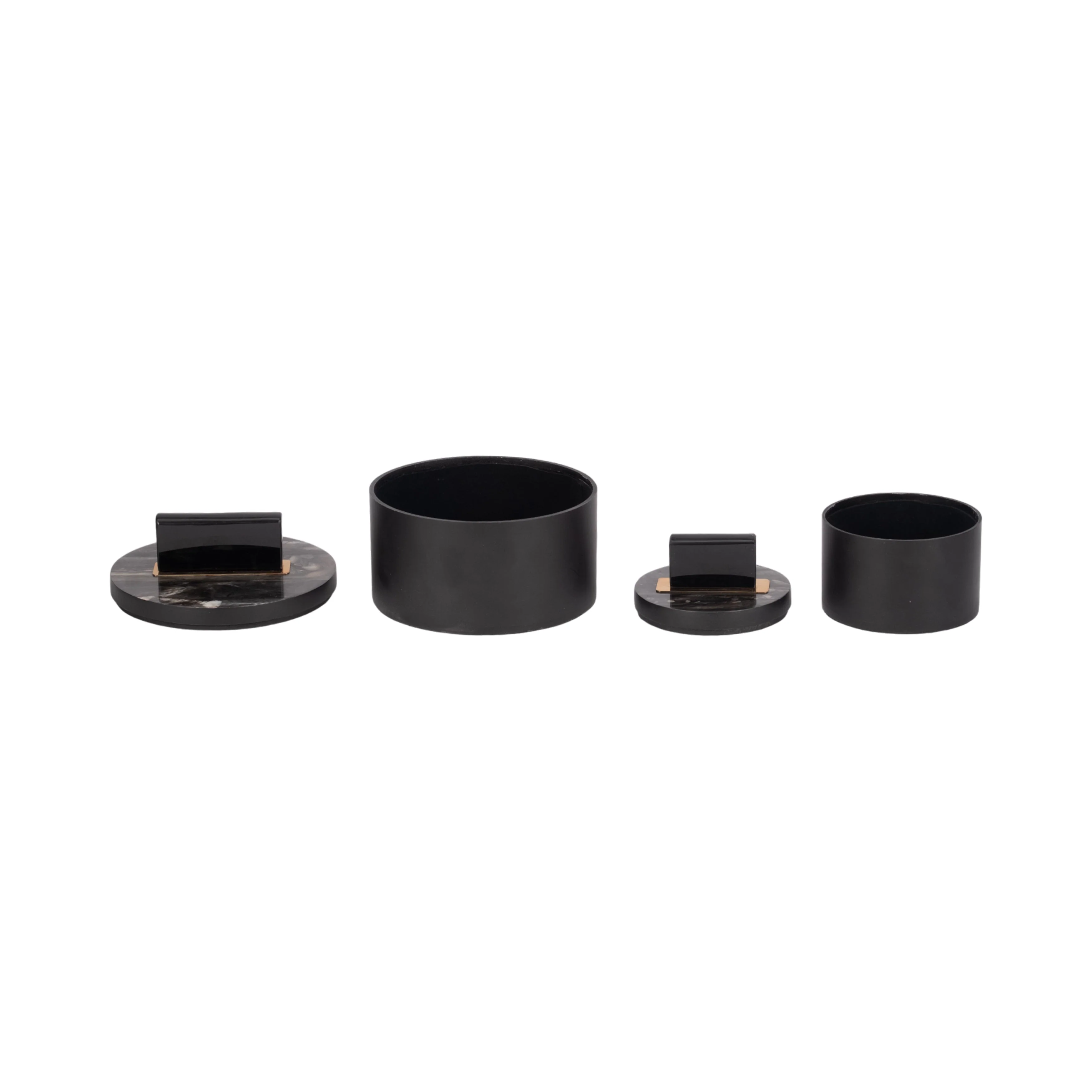 Resin, S/2 6/7" Wheatly Black Boxes - Image 11
