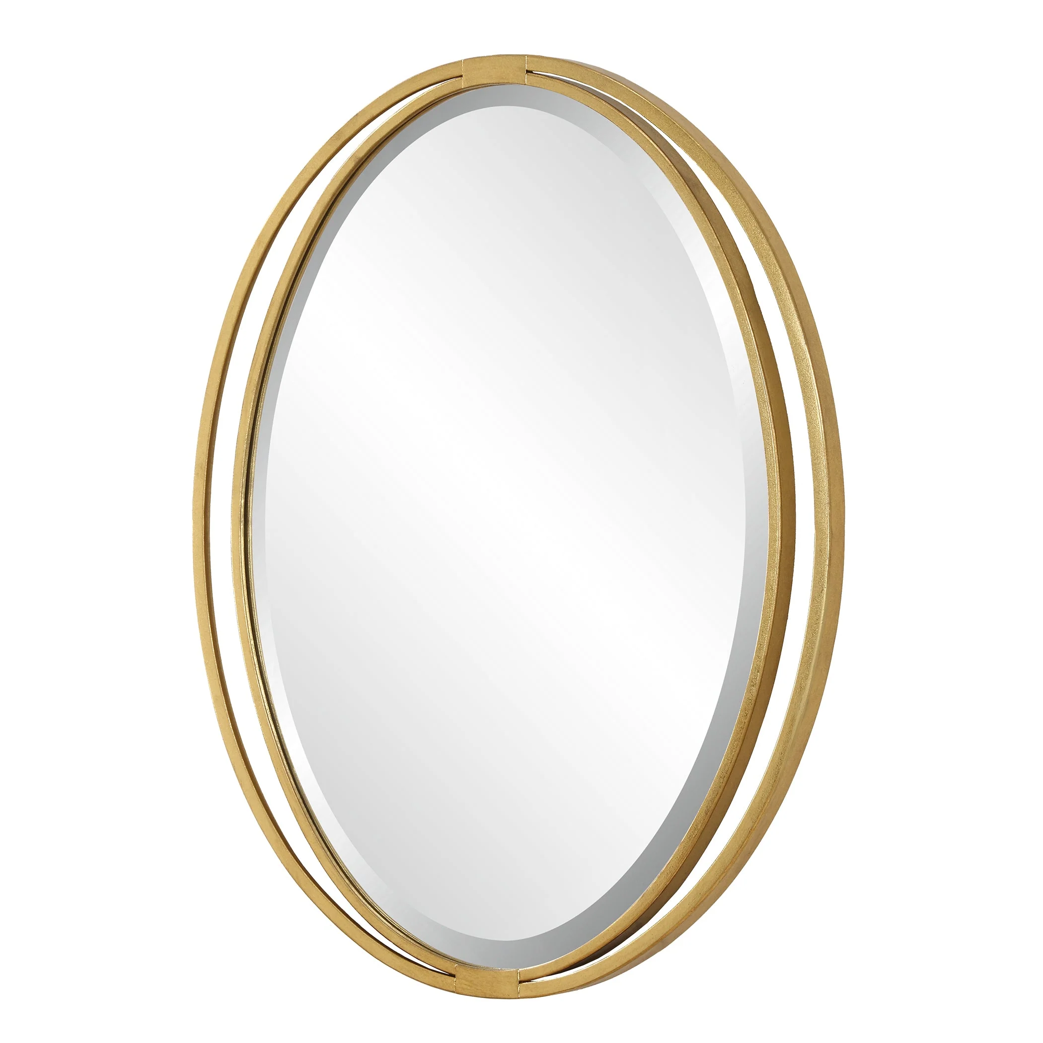 Rhodes Gold Oval Mirror - Image 6