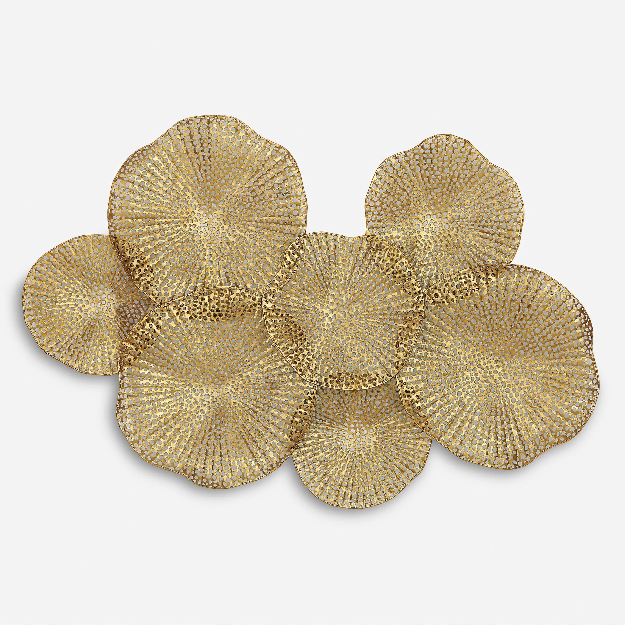 Ripley Metal Wall Art, Gold - Image 4