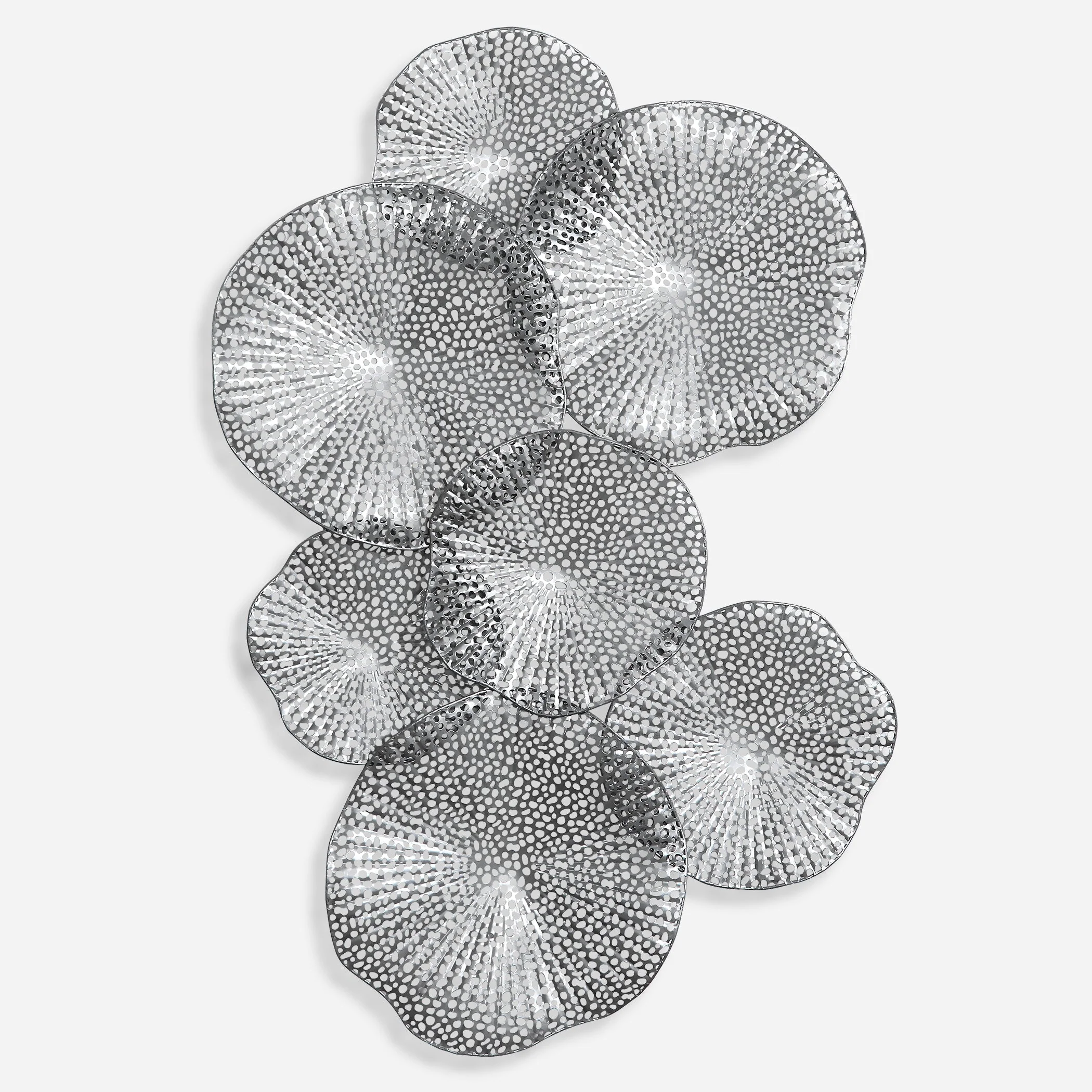 Ripley Metal Wall Painting, Pewter - Image 3