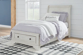 Robbinsdale Twin Sleigh Storage Bed - Image 4
