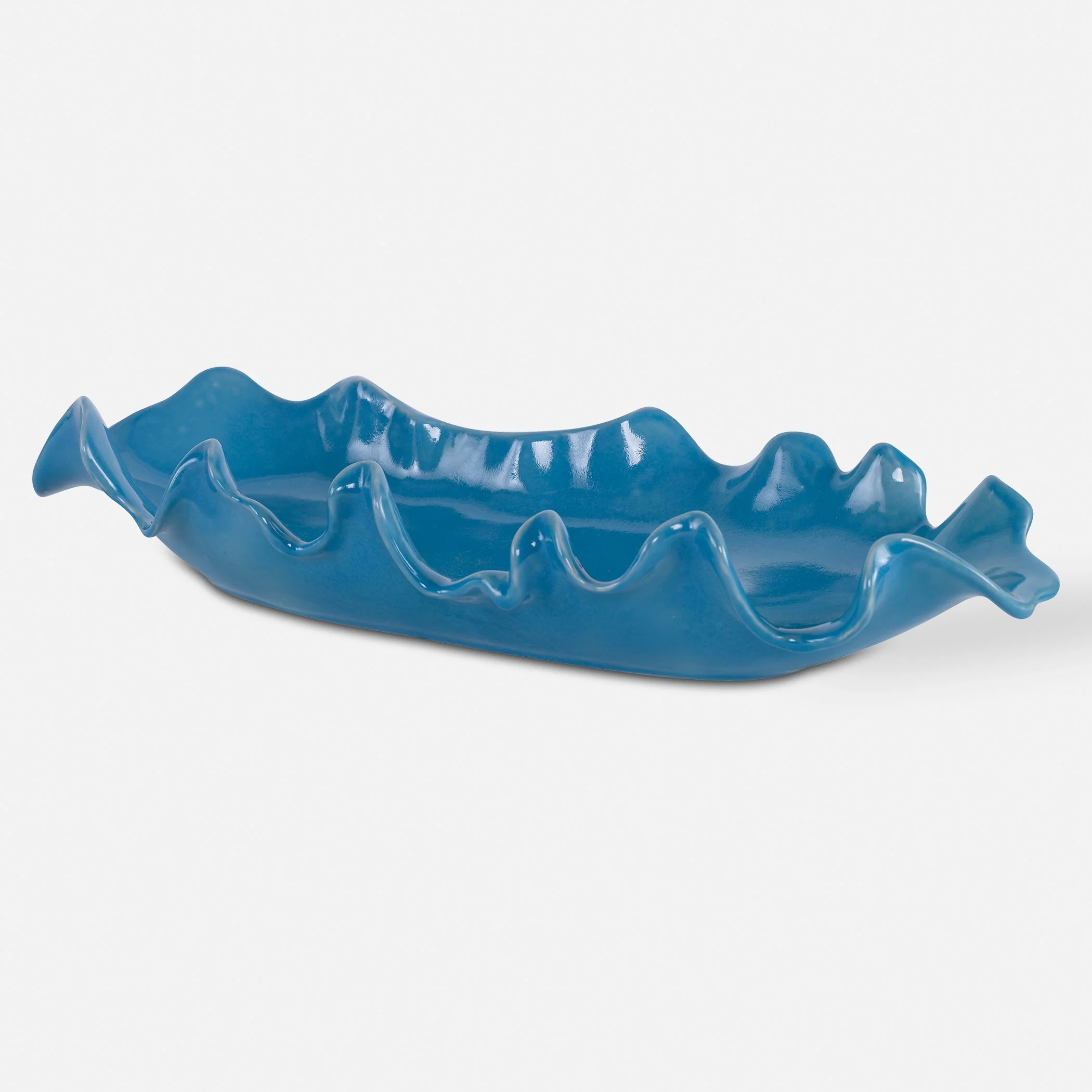 Ruffled Feathers Bowl, Blue - Image 5
