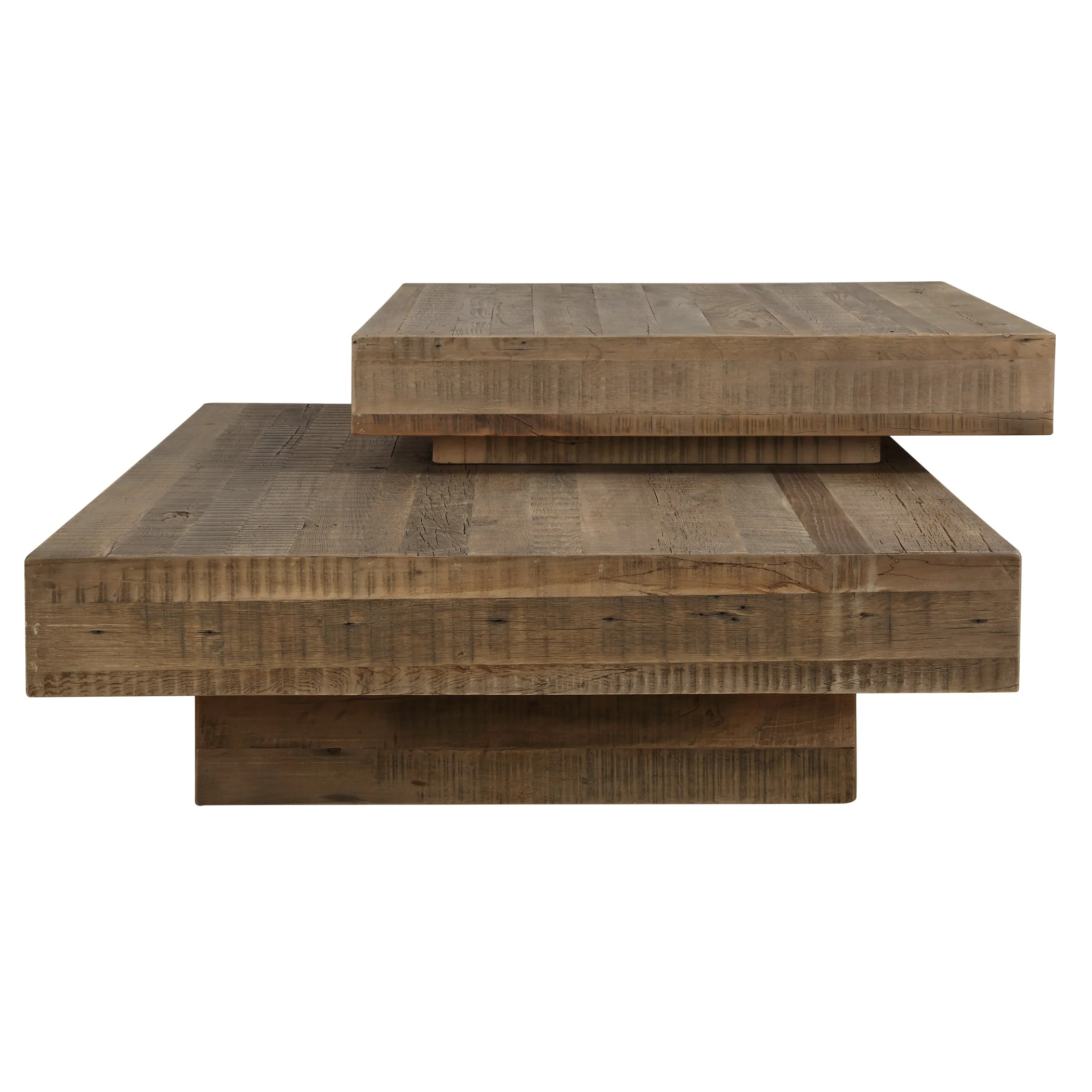 Rustic Planes Modern Coffee Table - Image 5