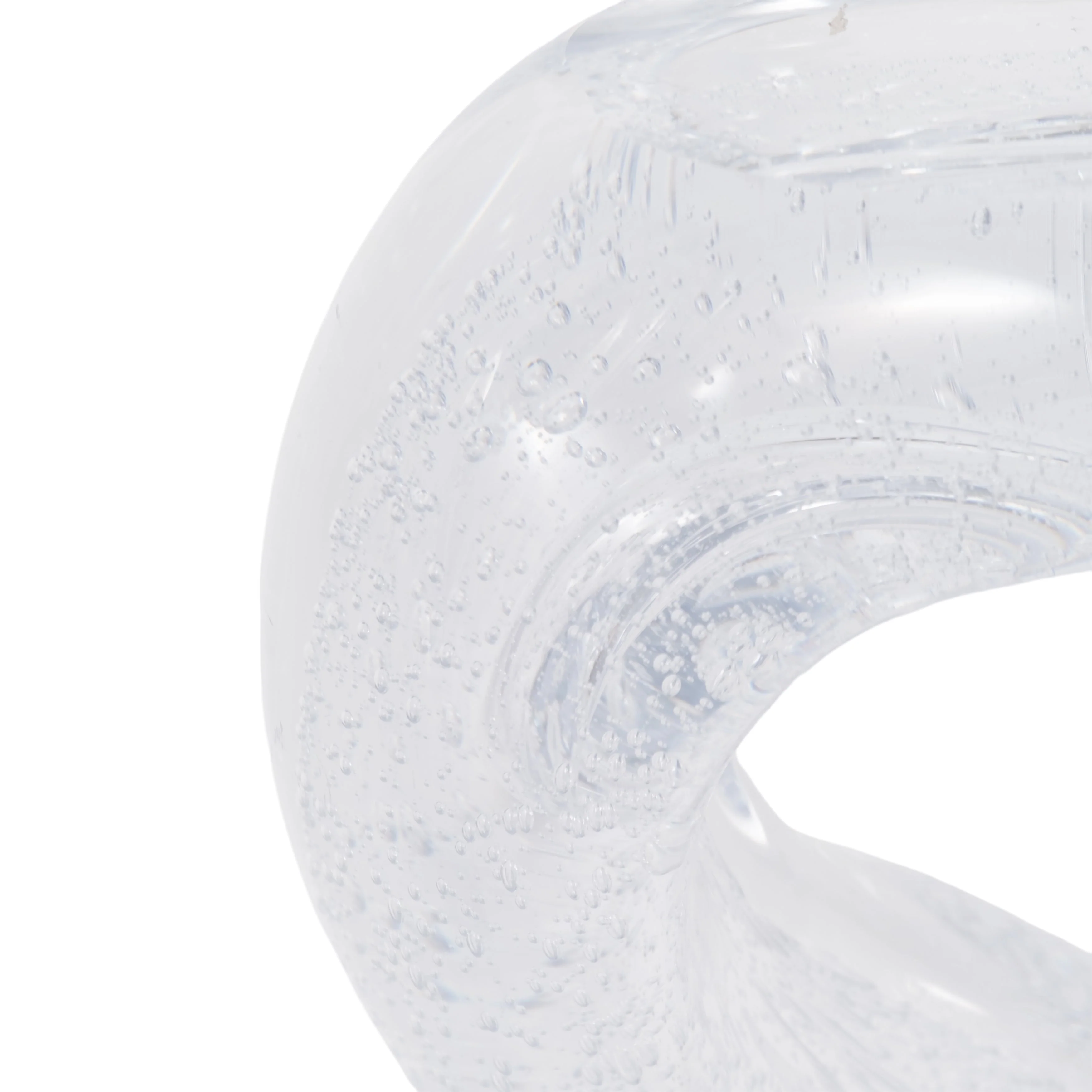 S/2 12/17" Celestine Glass Sculptures, Clear - Image 15