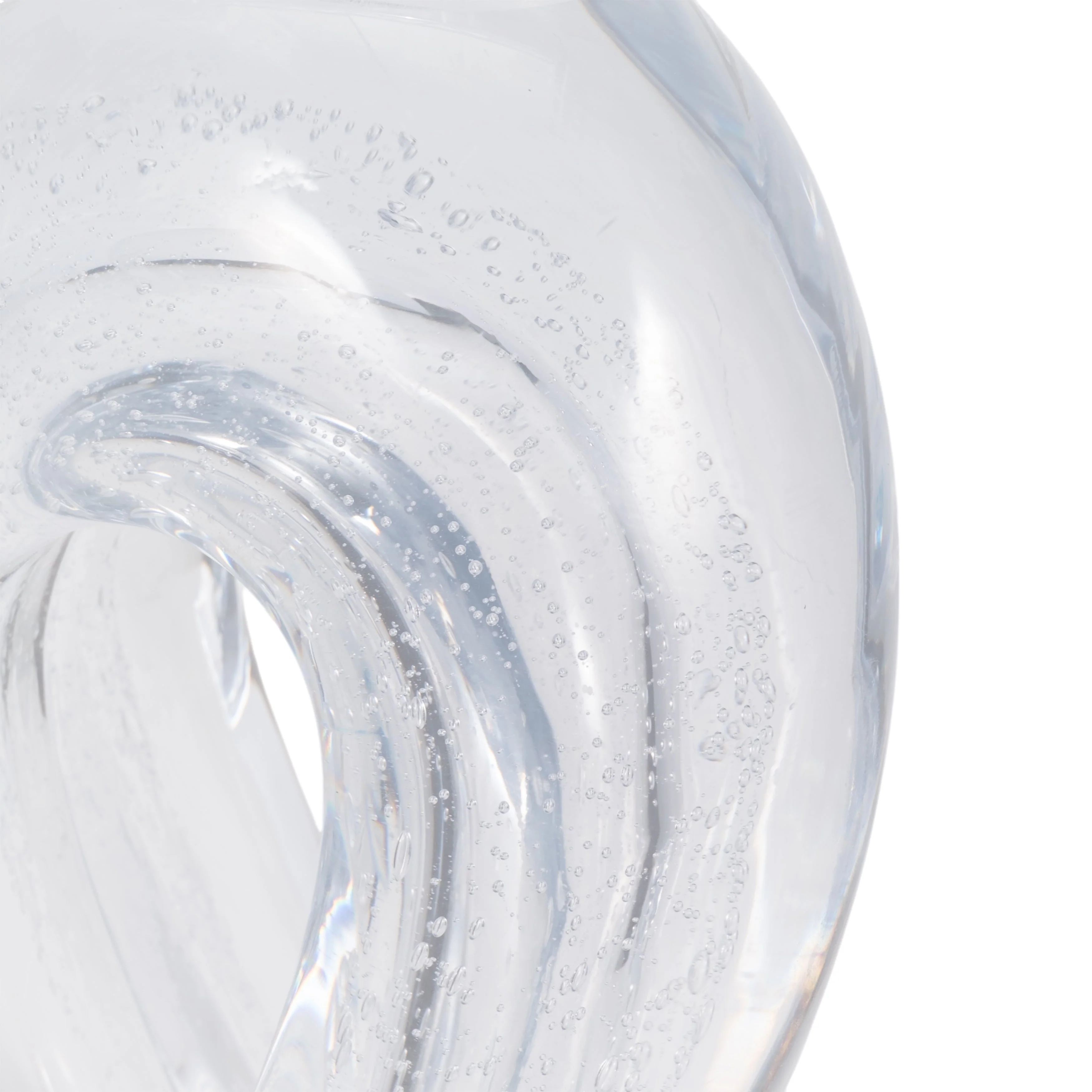 S/2 12/17" Celestine Glass Sculptures, Clear - Image 16
