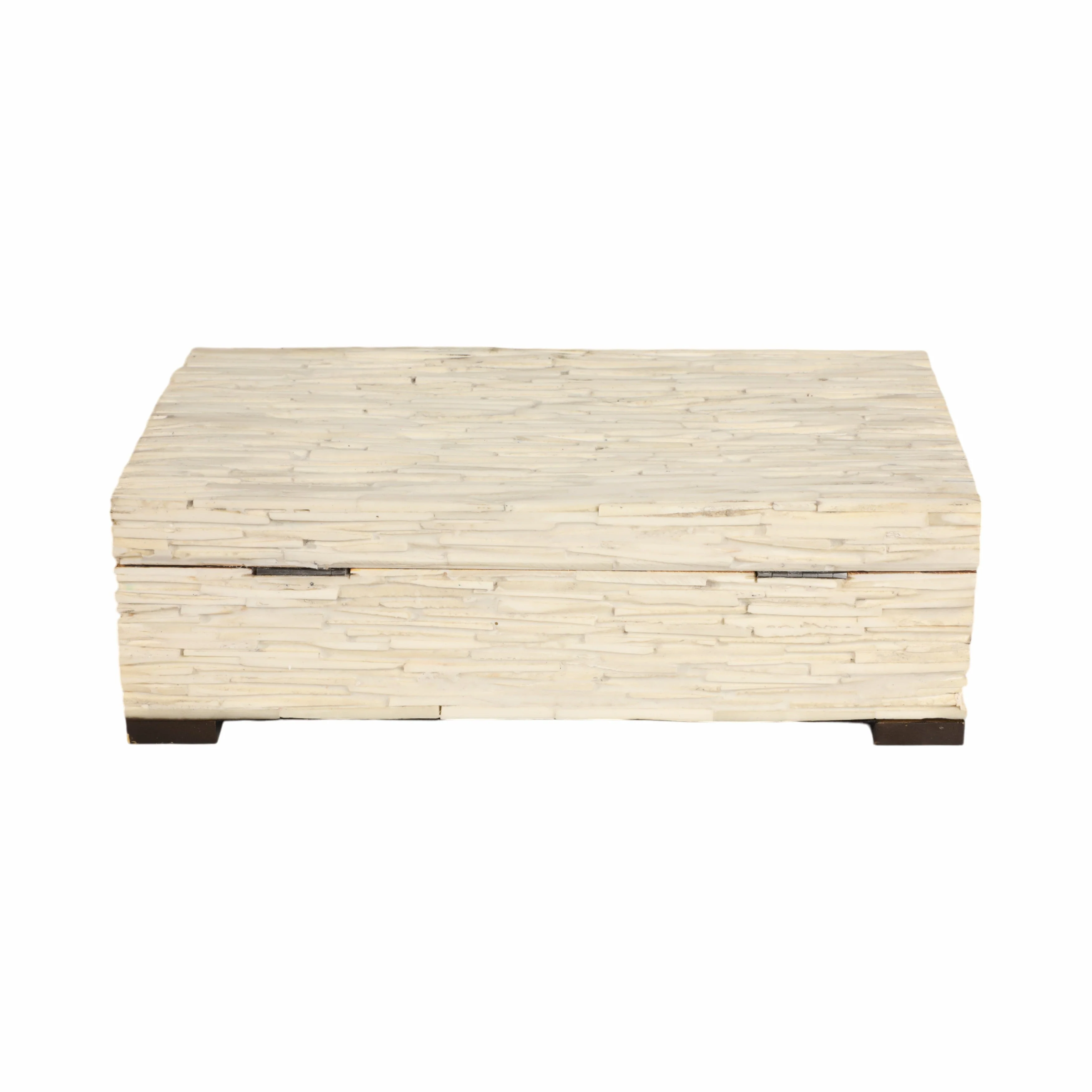 S/2 14/16" Hadwin Resin Cream Boxes - Image 7