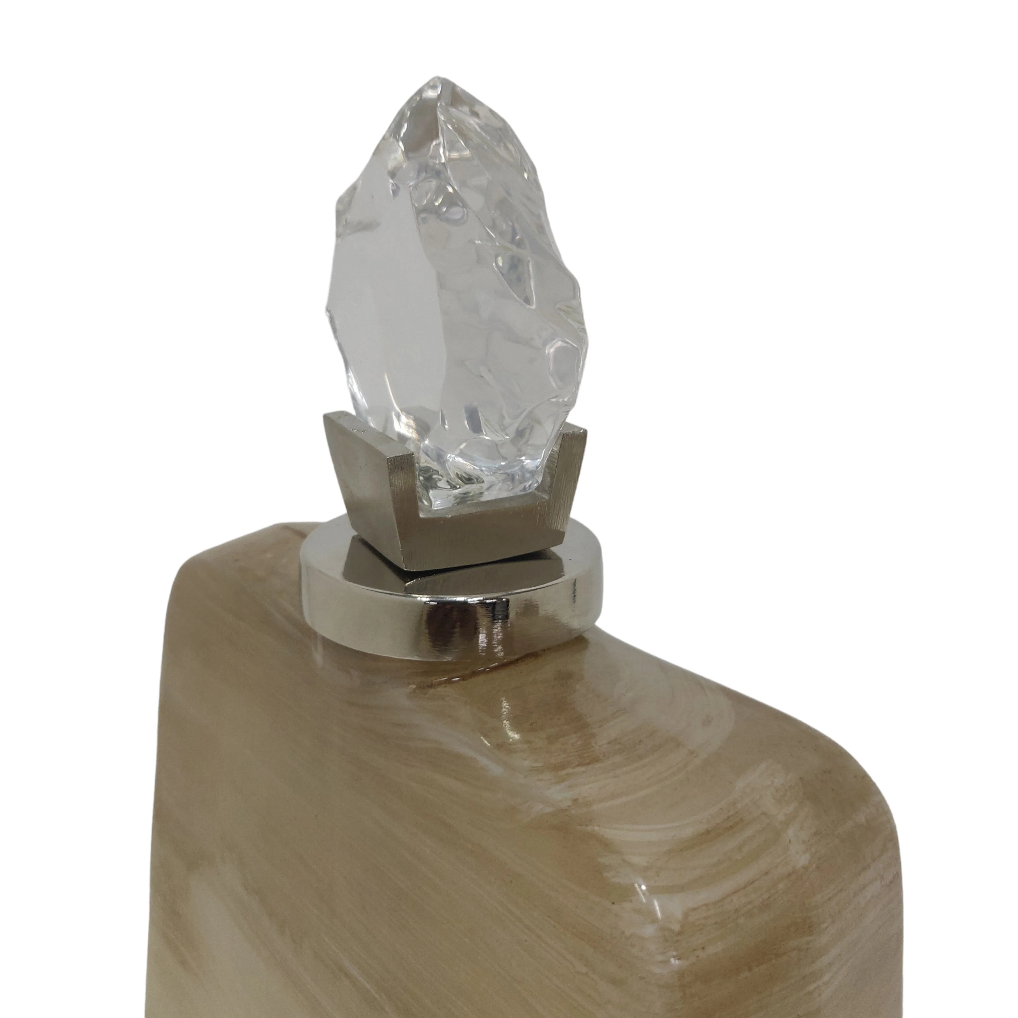 S/2 14/16" Laurier Glass Bottles W/acrylic Topper - Image 14