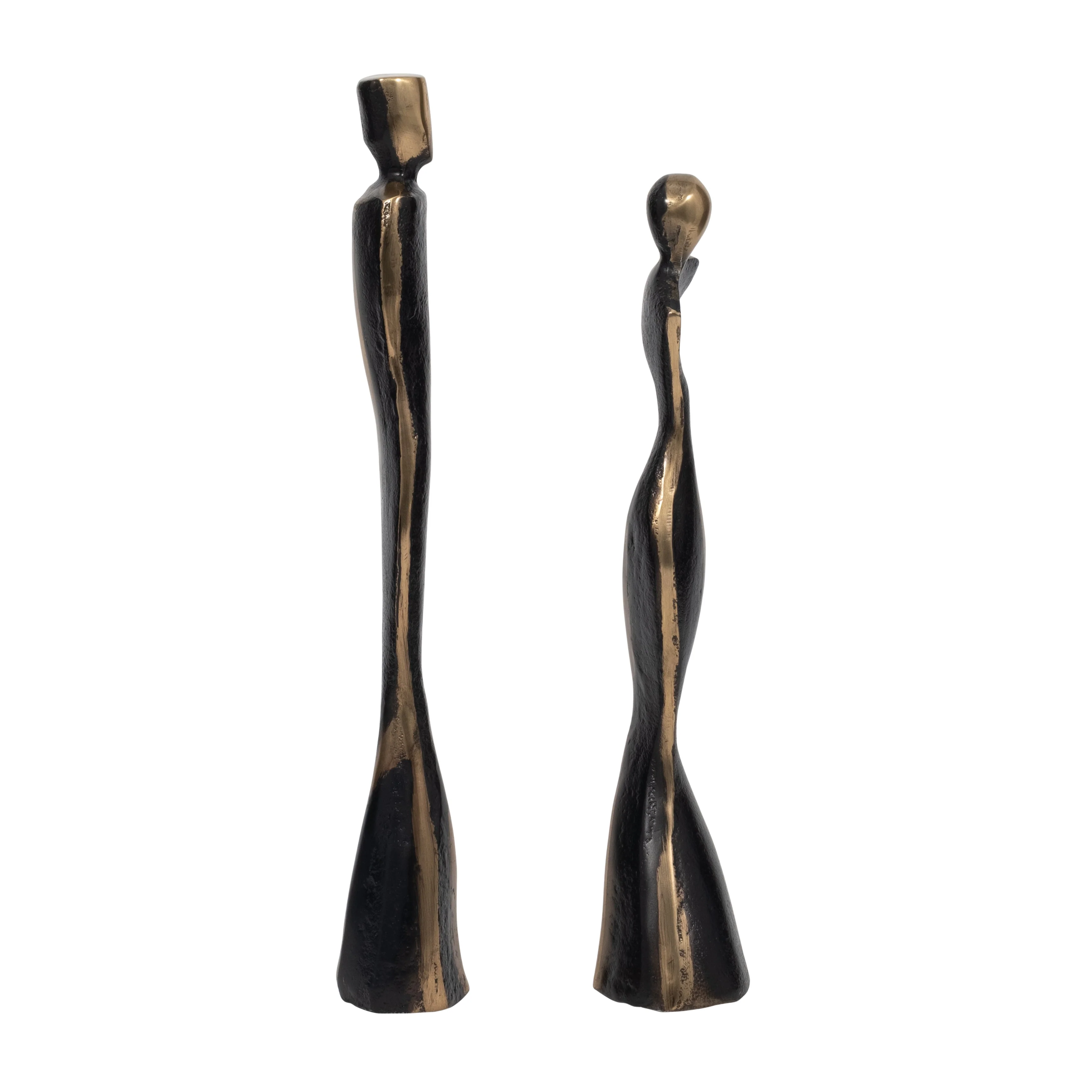 S/2 14/16" Torren Couple Statuary, Bronze - Image 5