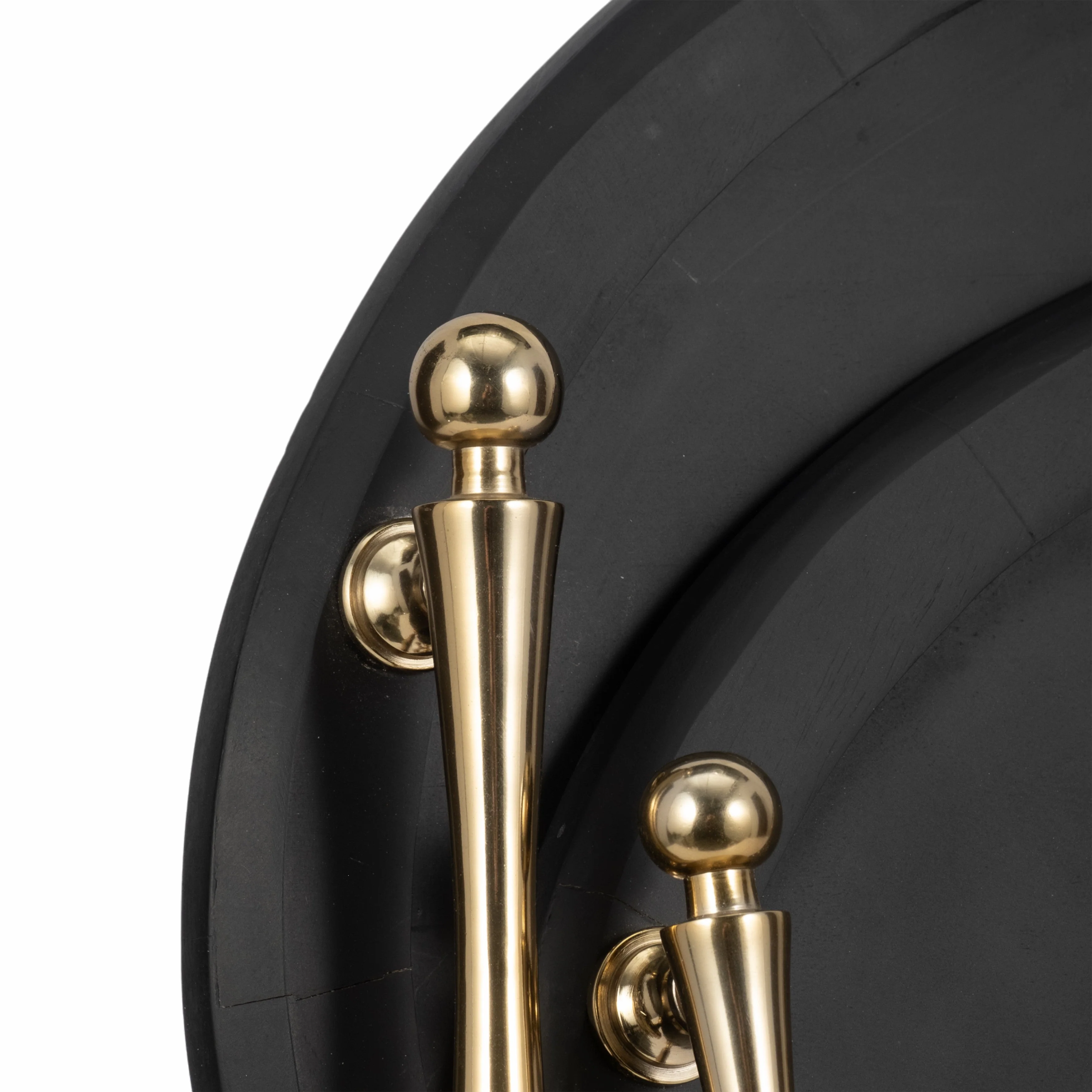S/2 25/29" Cylde Wood Trays, Black - Image 8