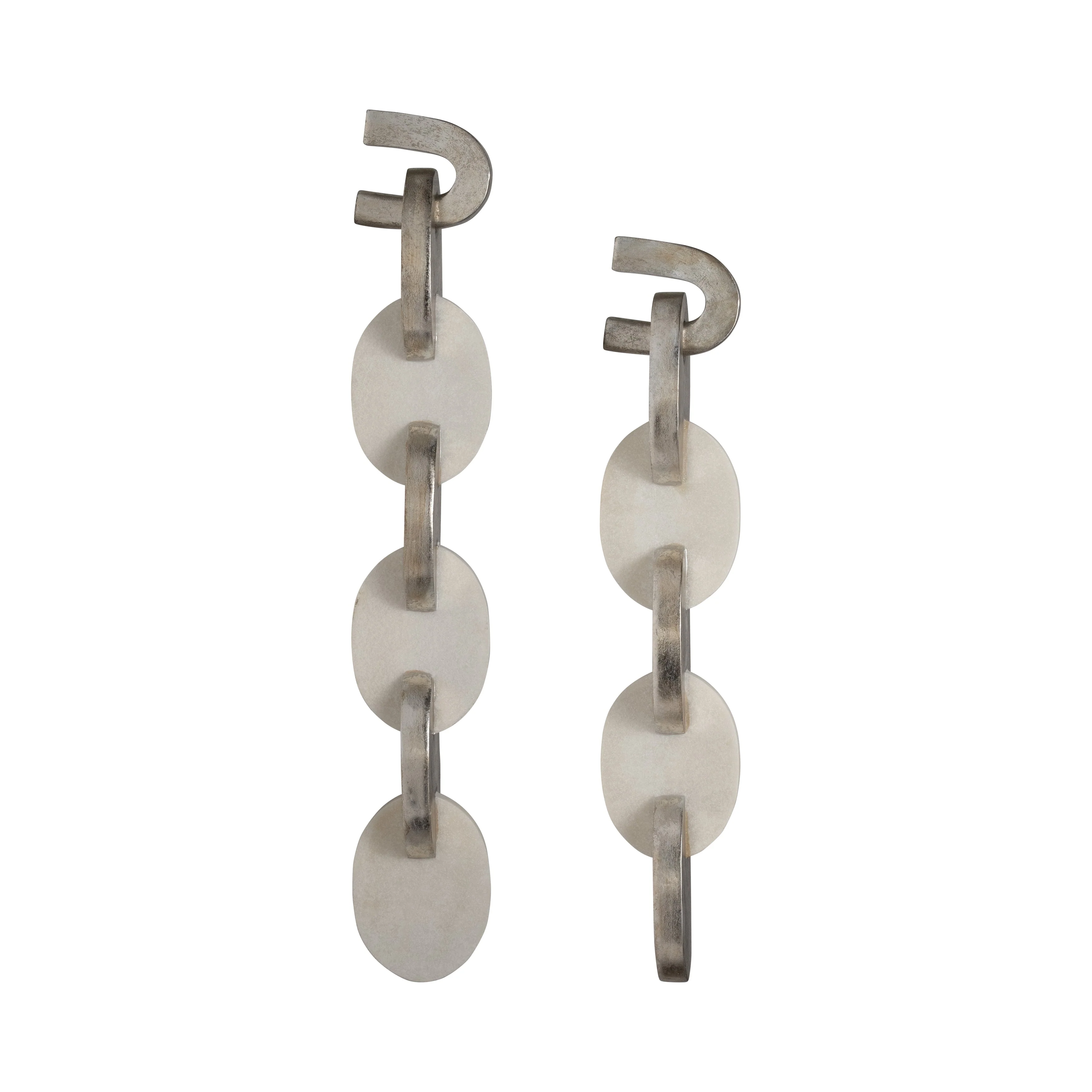 S/2 27/31" Ambrose Linked Quartz Resin Wall Decor - Image 3
