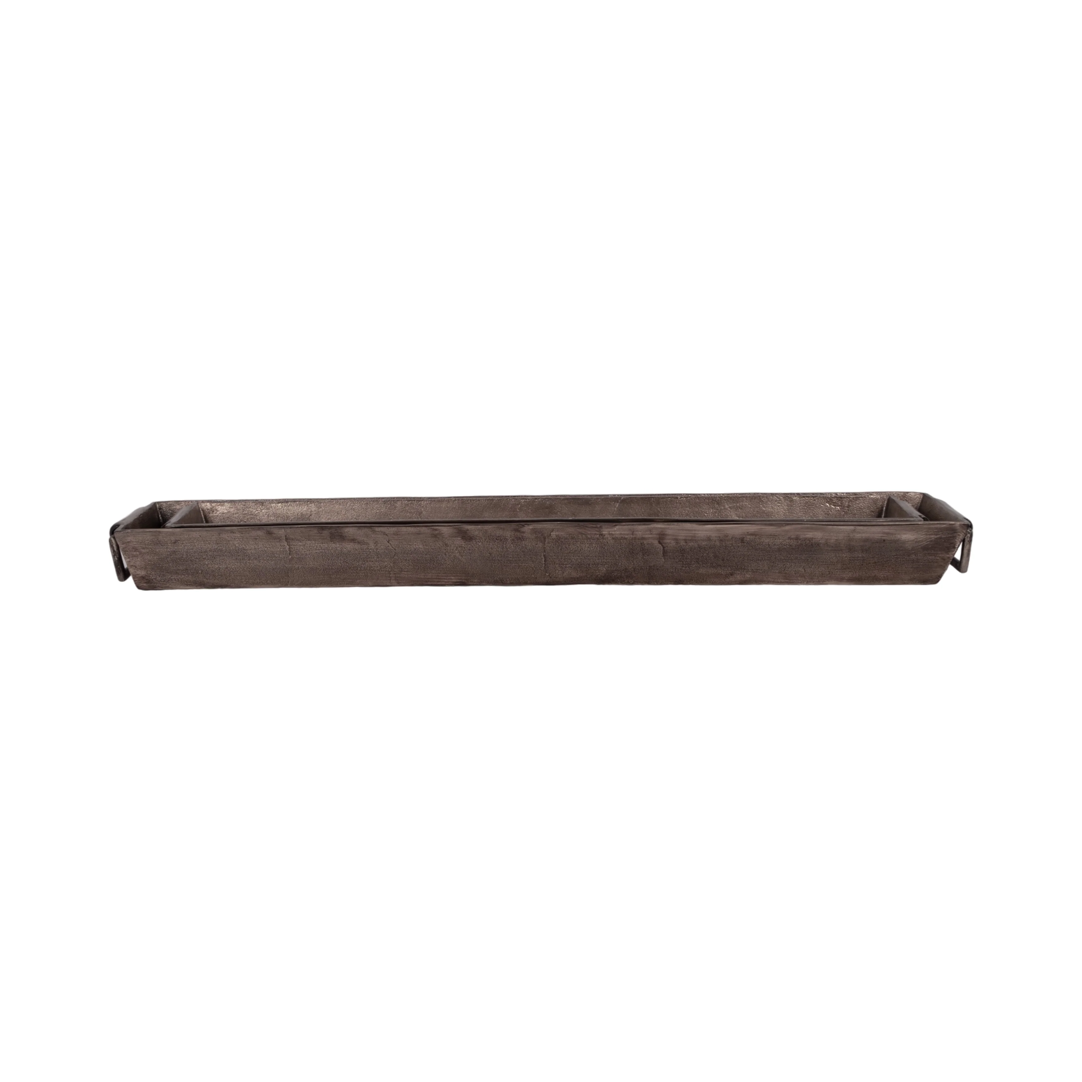 S/2 36/40" Jasper Silver Trays - Image 11