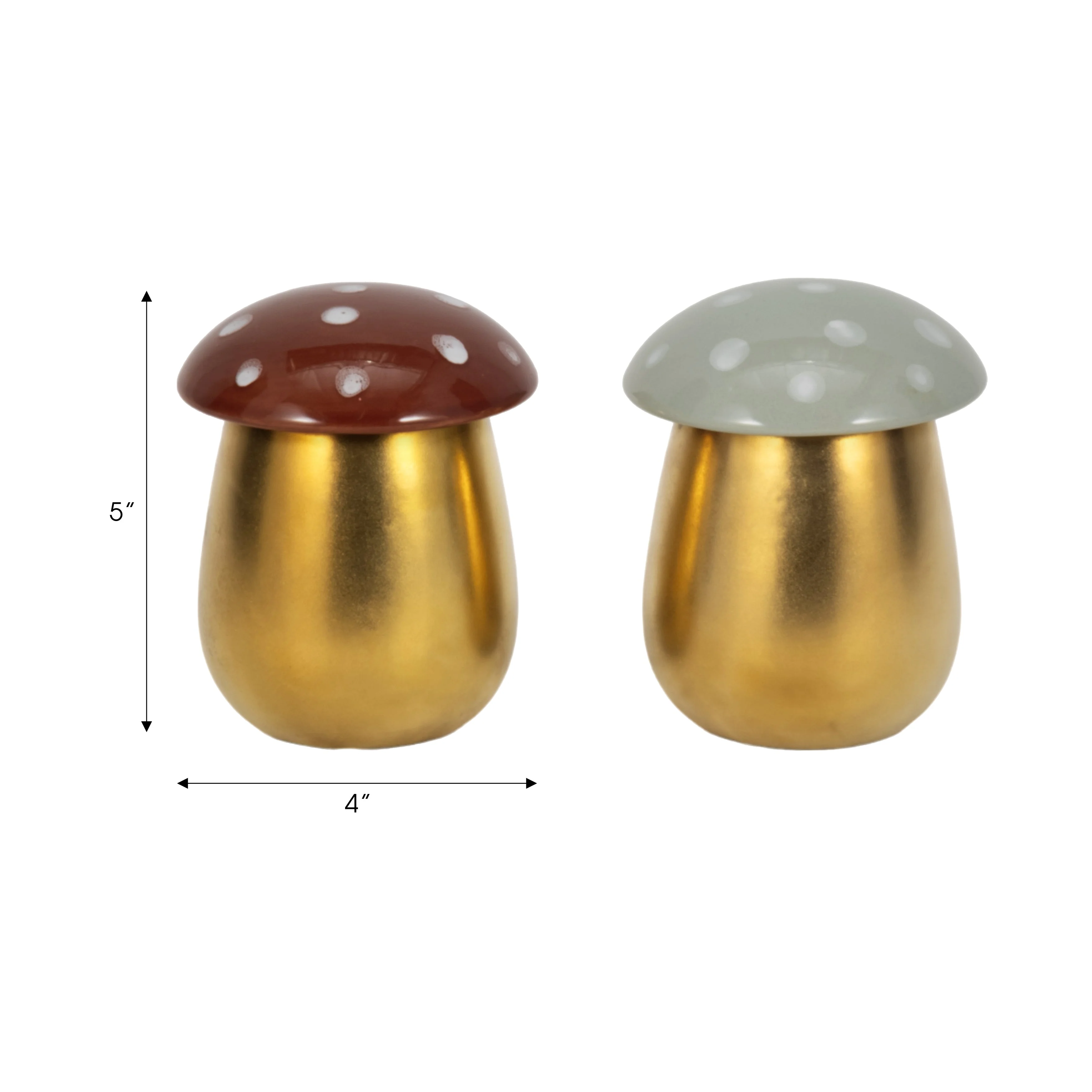 S/2 6 Oz Fig&apricot 6" Mushroom Candle,brwn/ivory - Image 14