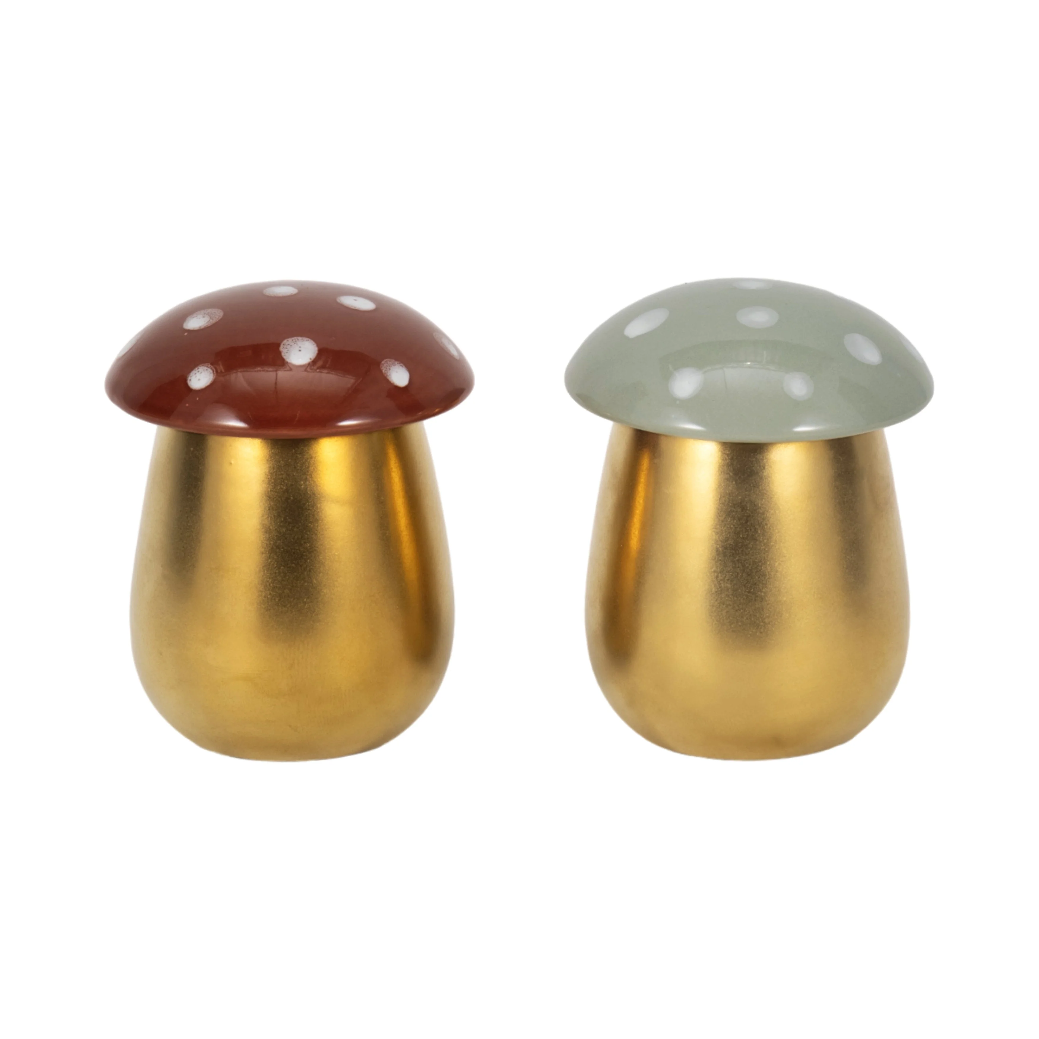 S/2 6 Oz Fig&apricot 6" Mushroom Candle,brwn/ivory - Image 9