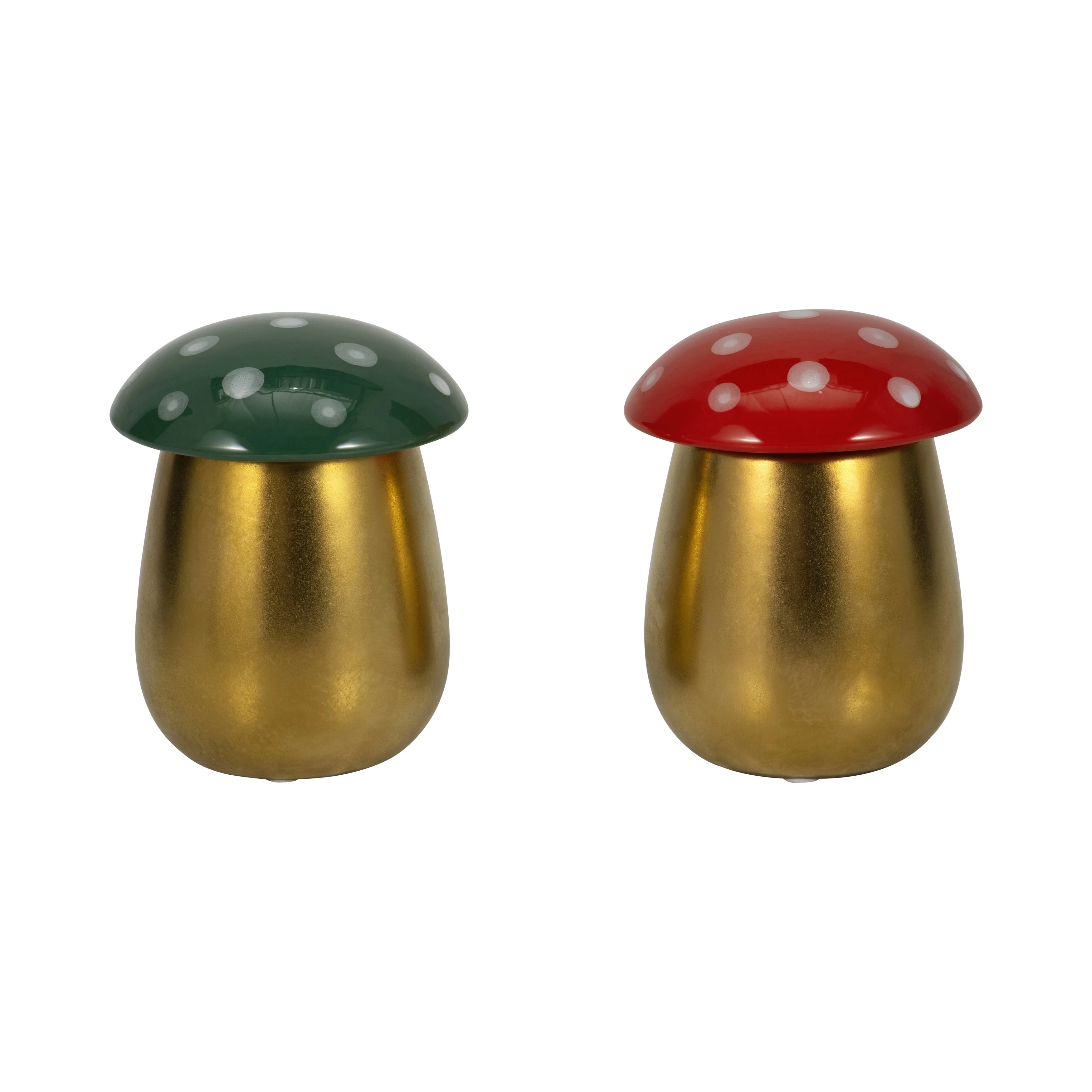 S/2 6 Oz Santal Spruce 6" Mushroom Cndle,red/green - Image 11