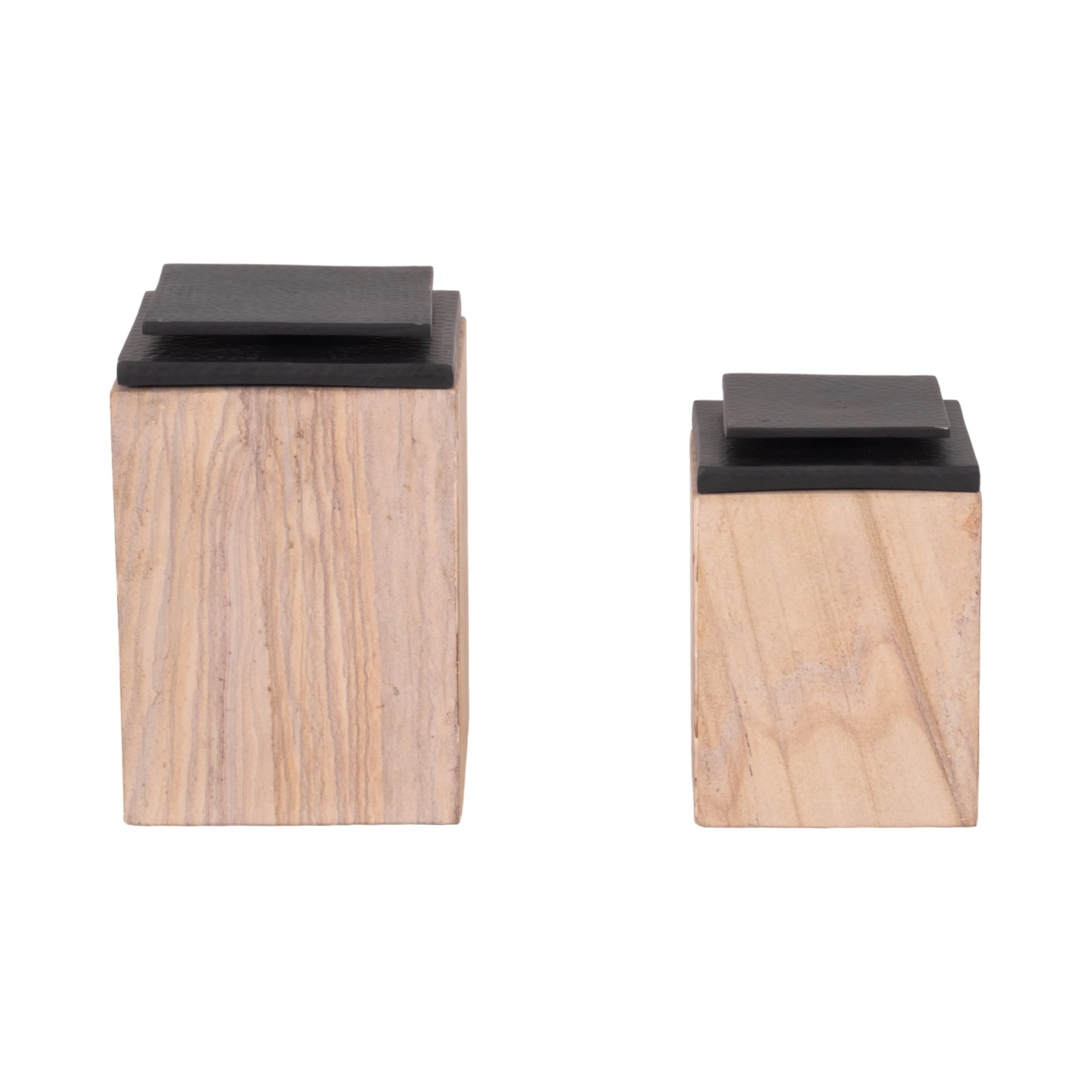 S/2 8/9" Maverick Sandstone Boxes, Natural - Image 10