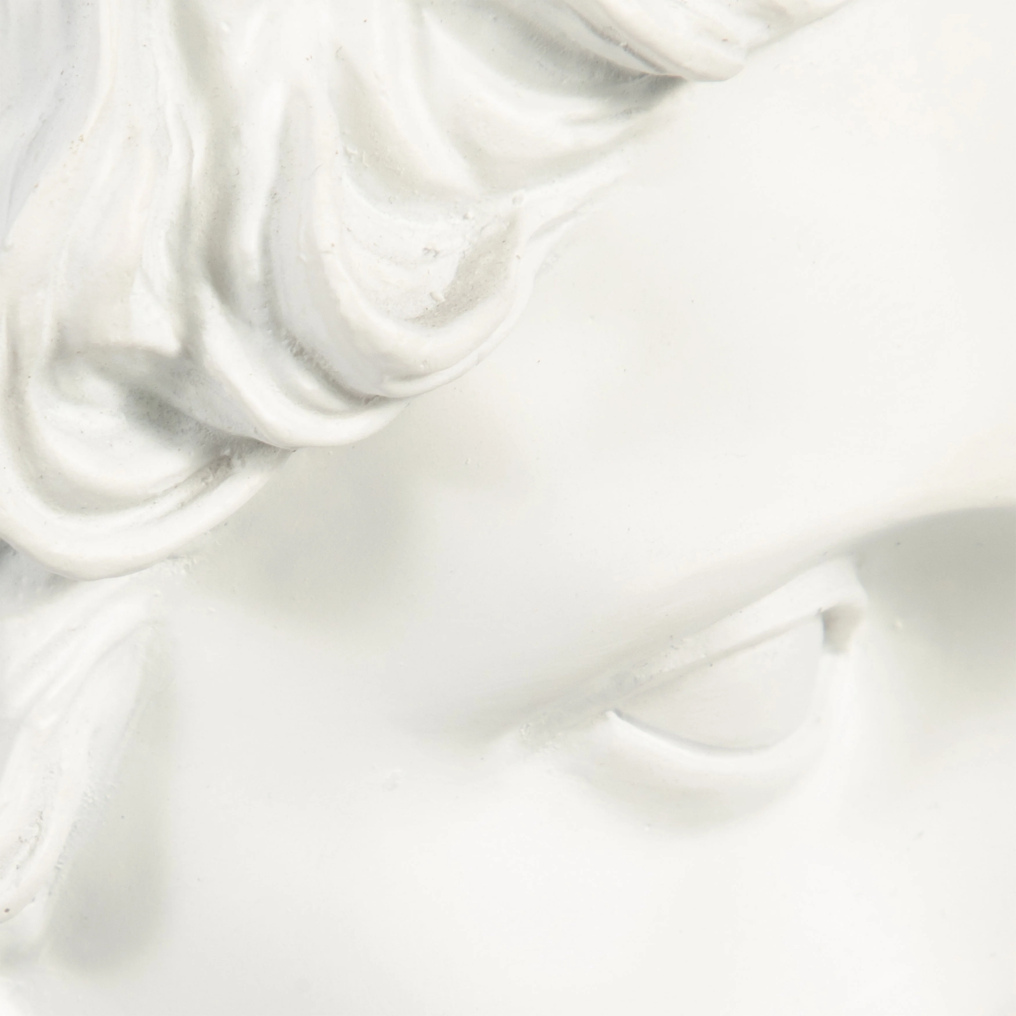 S/2 Resin, 9" Greek Goddess Bookends, White - Image 14