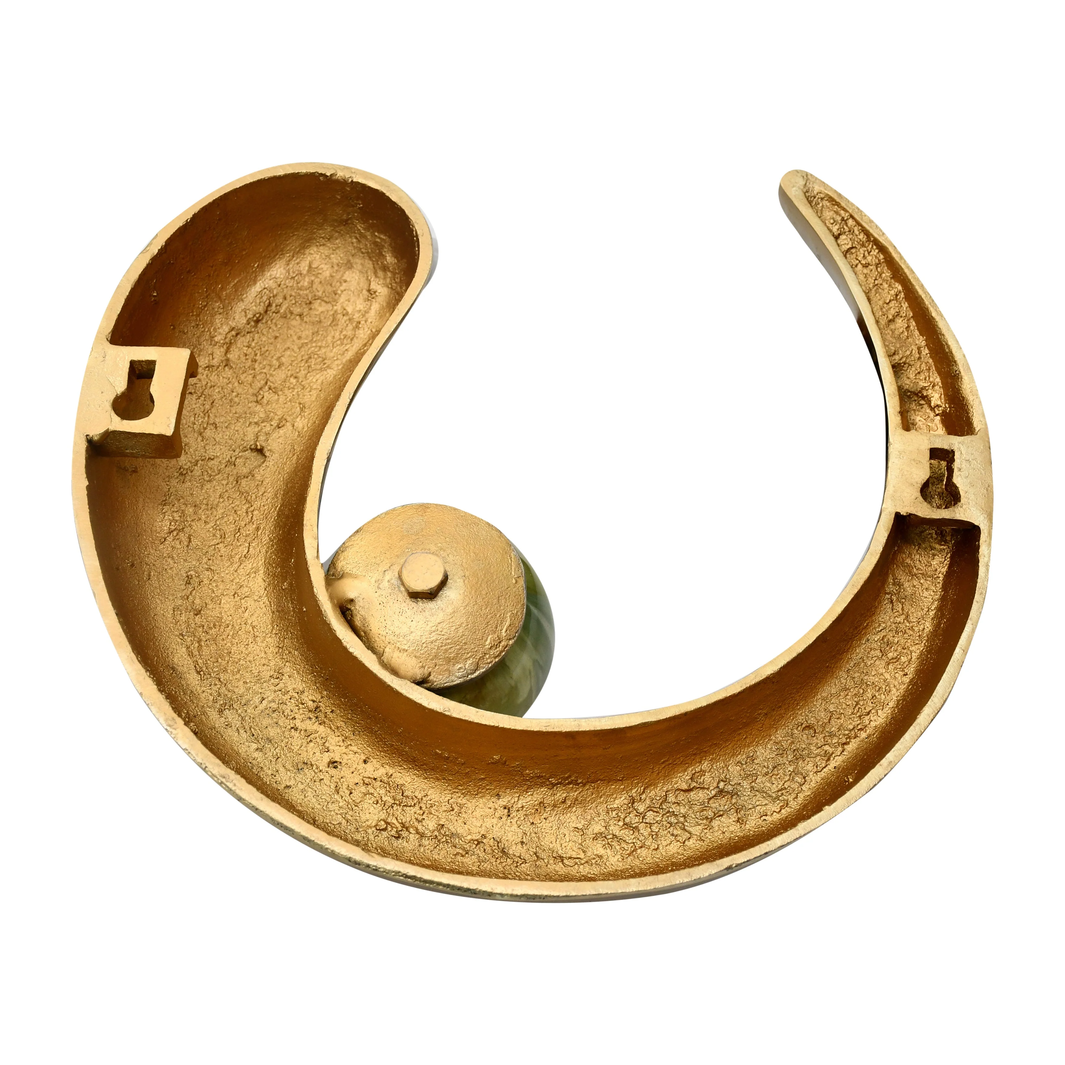 S/3 10/13/15" Amrita Gold Ring Wall Decor - Image 2