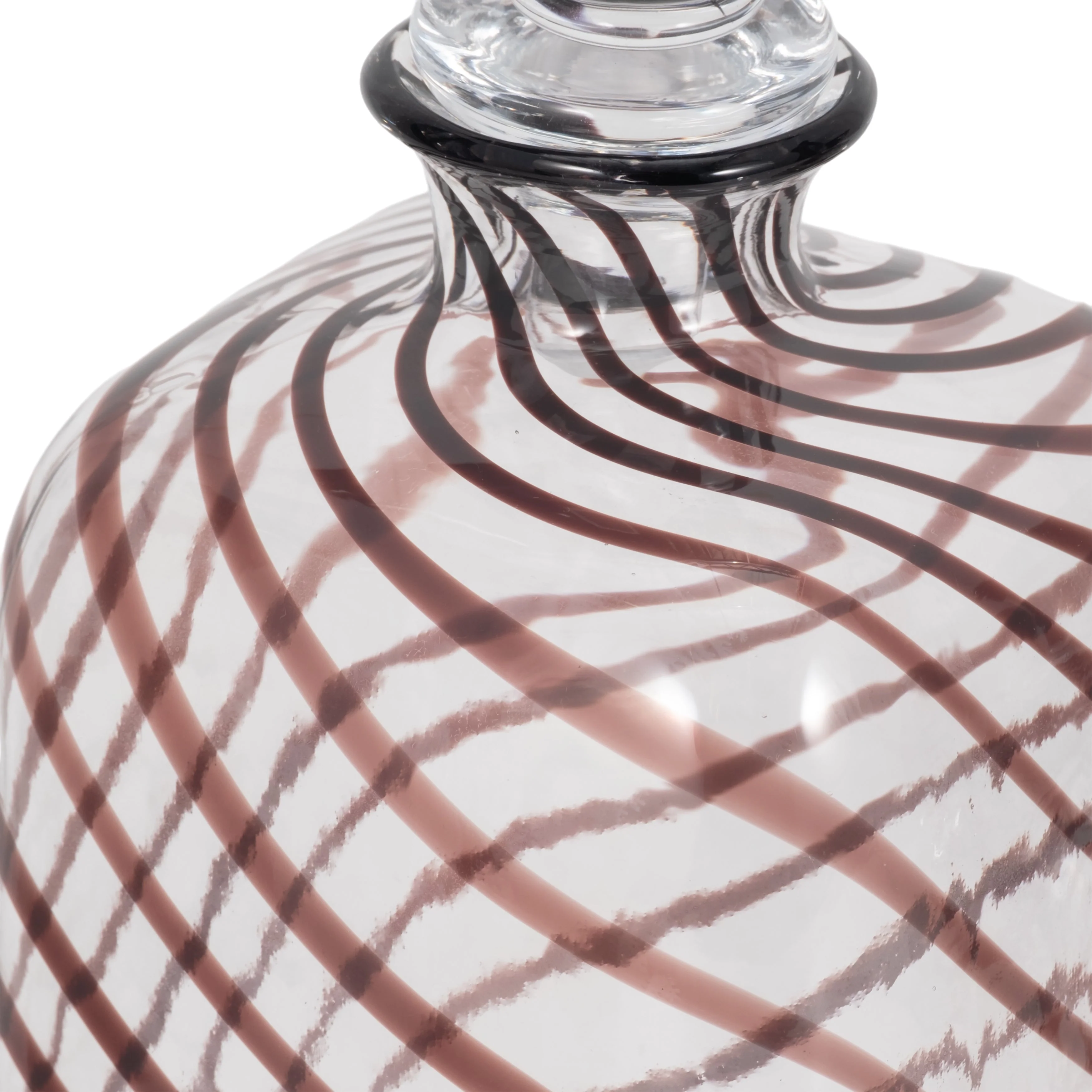 S/3 11/13/17" Lilou Art Glass Bottles W/ Stopper, - Image 5