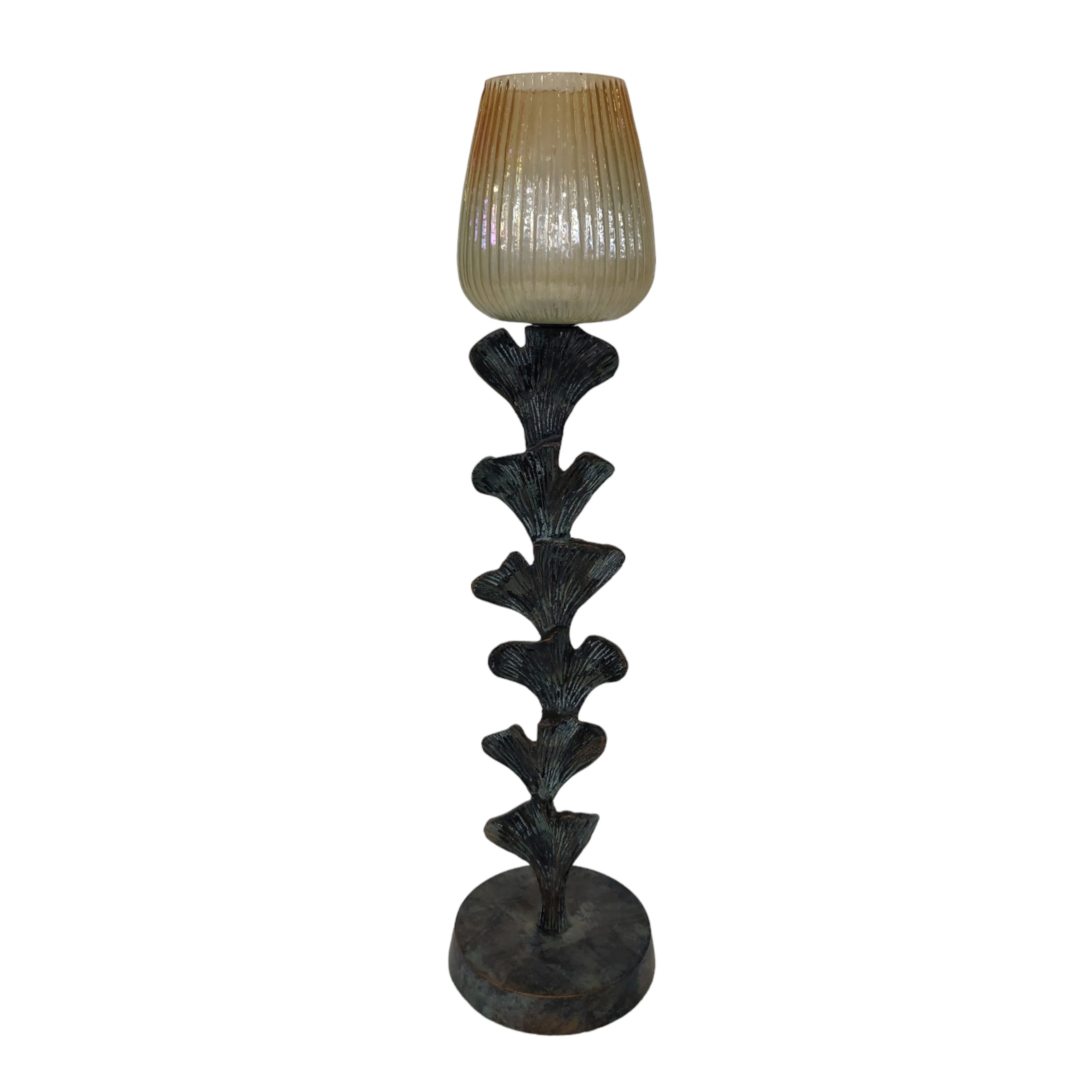 S/3 17/20/23" Yarrow Candleholders, Gray - Image 12