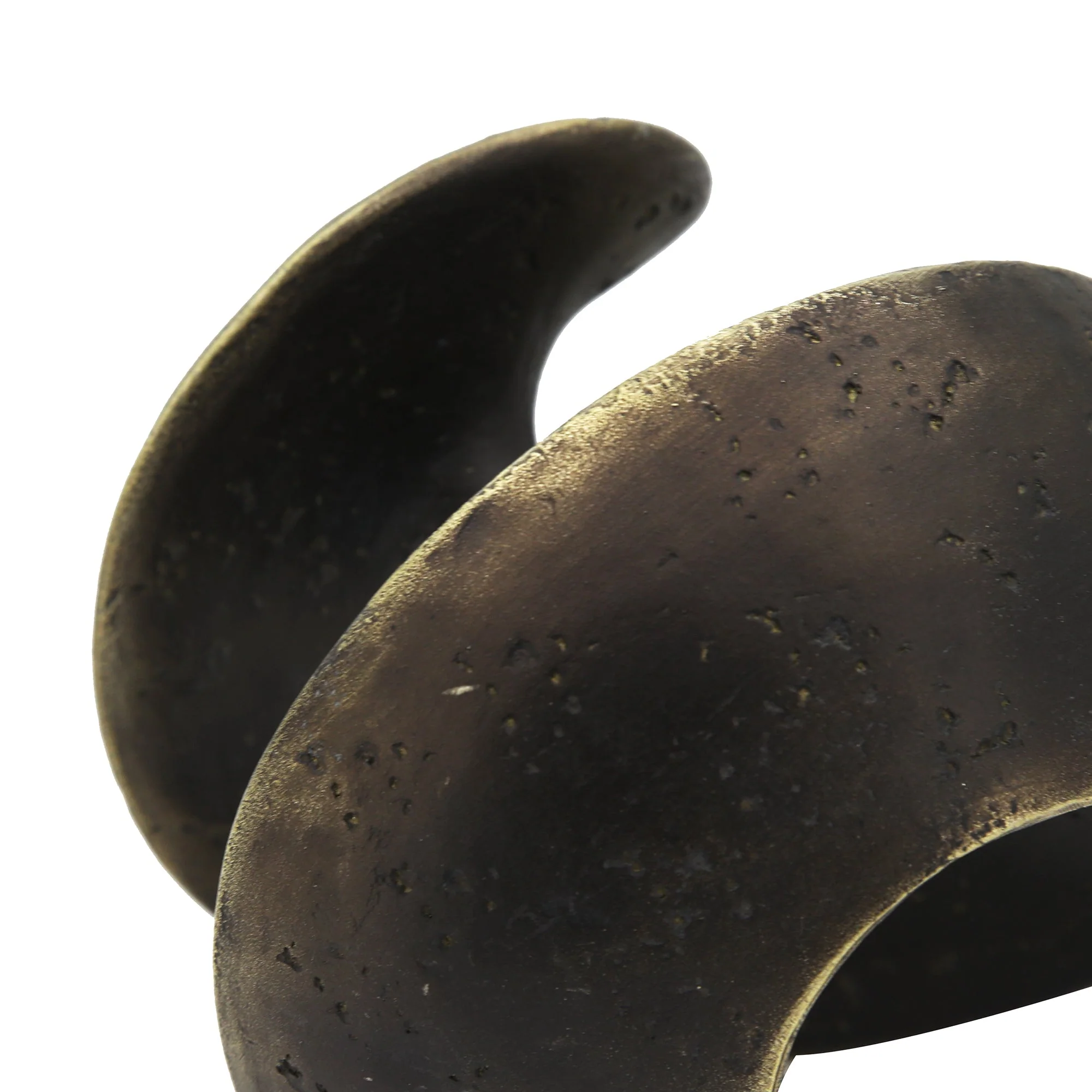 S/3 4/5/6" Kismet Spiral Deco Spheres, Bronze - Image 4