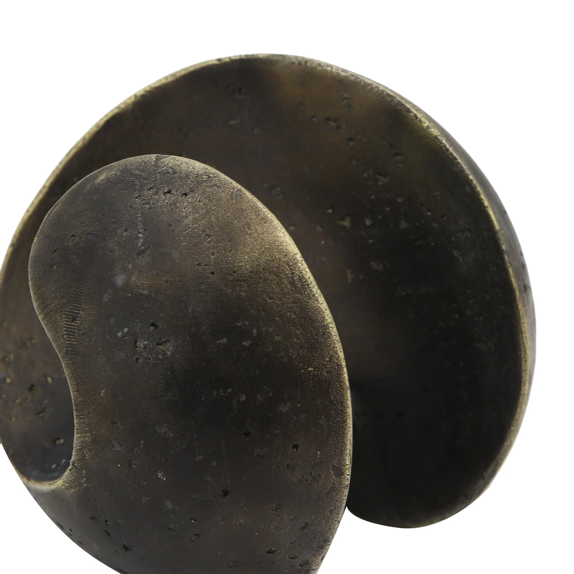 S/3 4/5/6" Kismet Spiral Deco Spheres, Bronze - Image 5