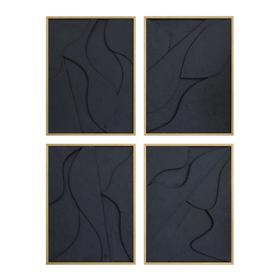 S/4 15X20 VITOSHA DIMENSIONAL PLASTER WALL ART - Image 2