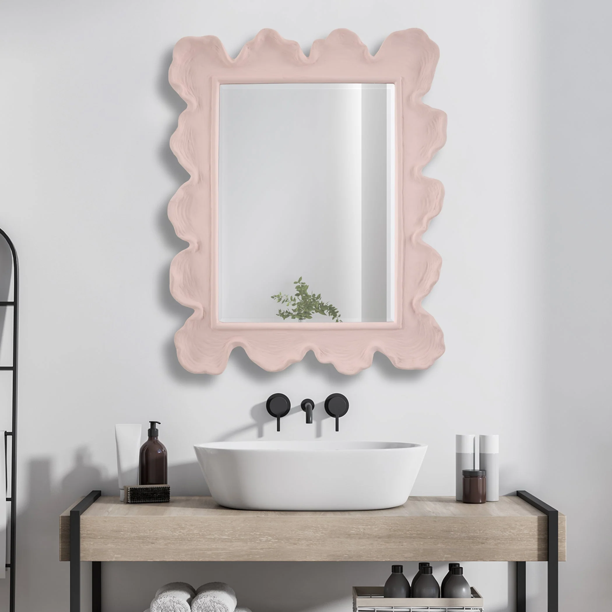Sea Coral Mirror, Pink - Image 5