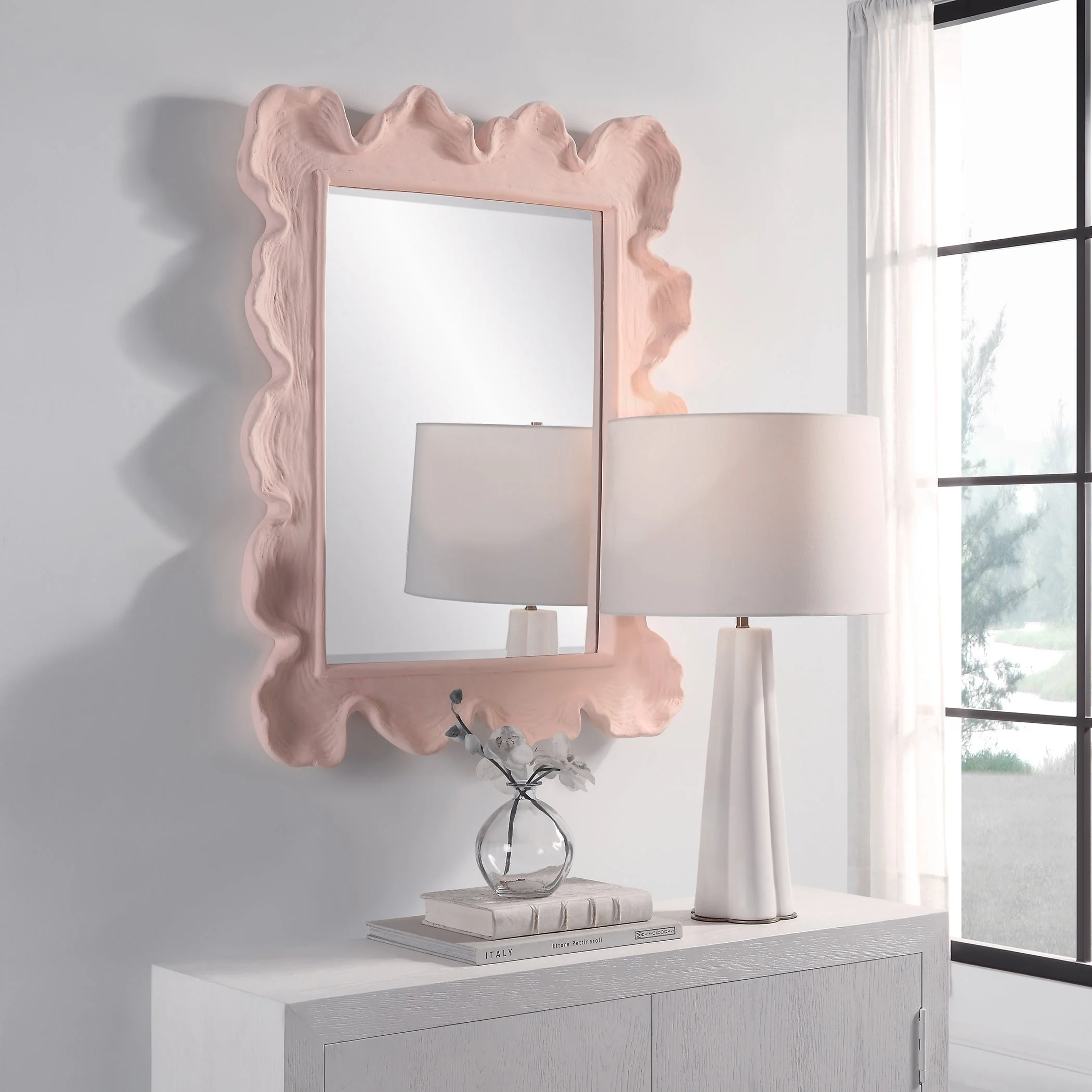 Sea Coral Mirror, Pink - Image 7