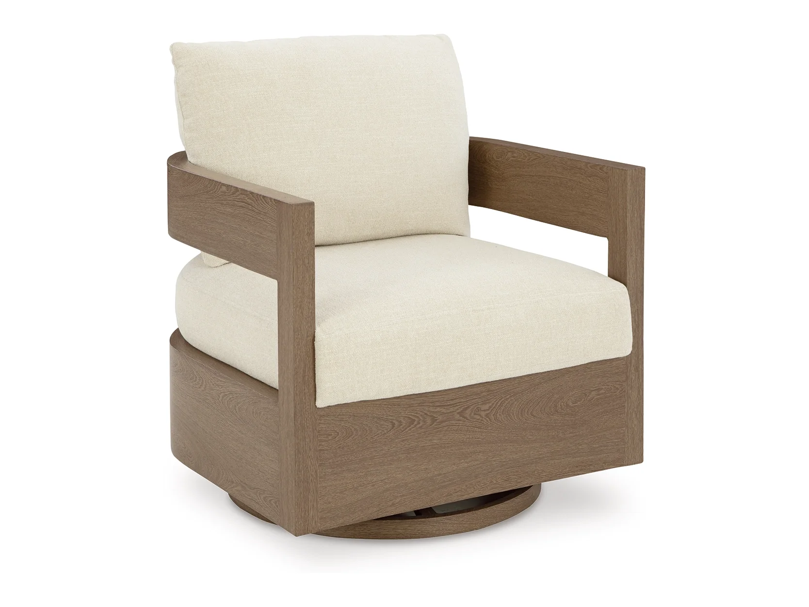 Serene Bay Outdoor Swivel Dining Chair with Cushion (Set of 2)