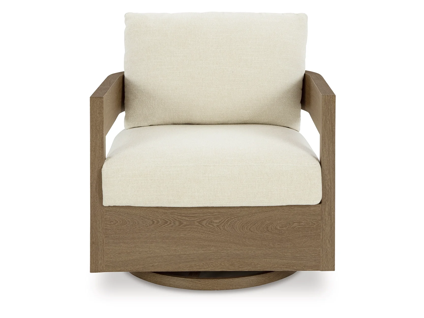 Serene Bay Outdoor Swivel Dining Chair with Cushion (Set of 2) - Image 8