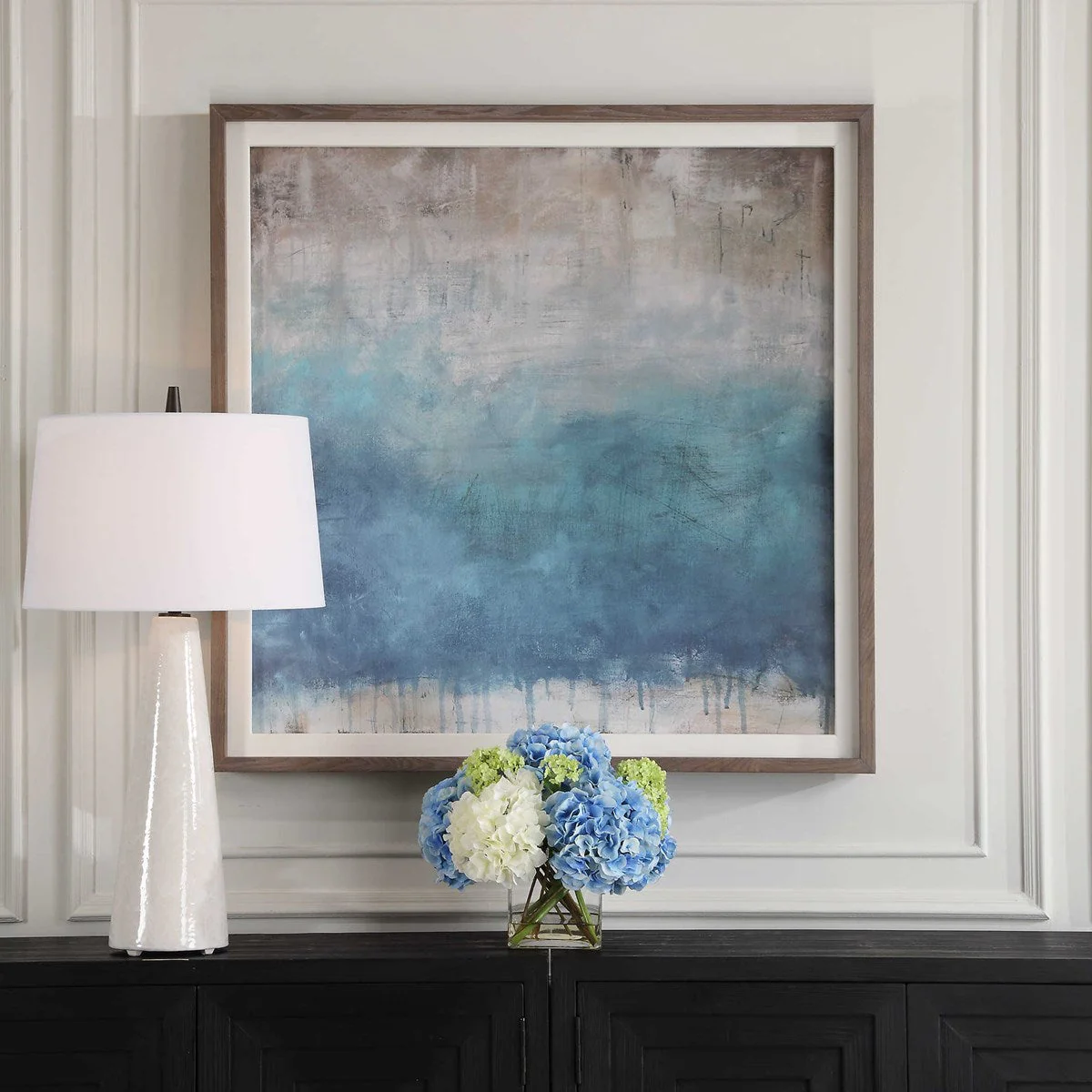 Serenity Paused Framed Abstract Print - Image 2