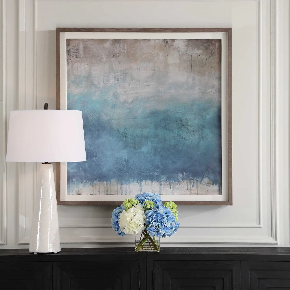 Serenity Paused Framed Abstract Print - Image 8