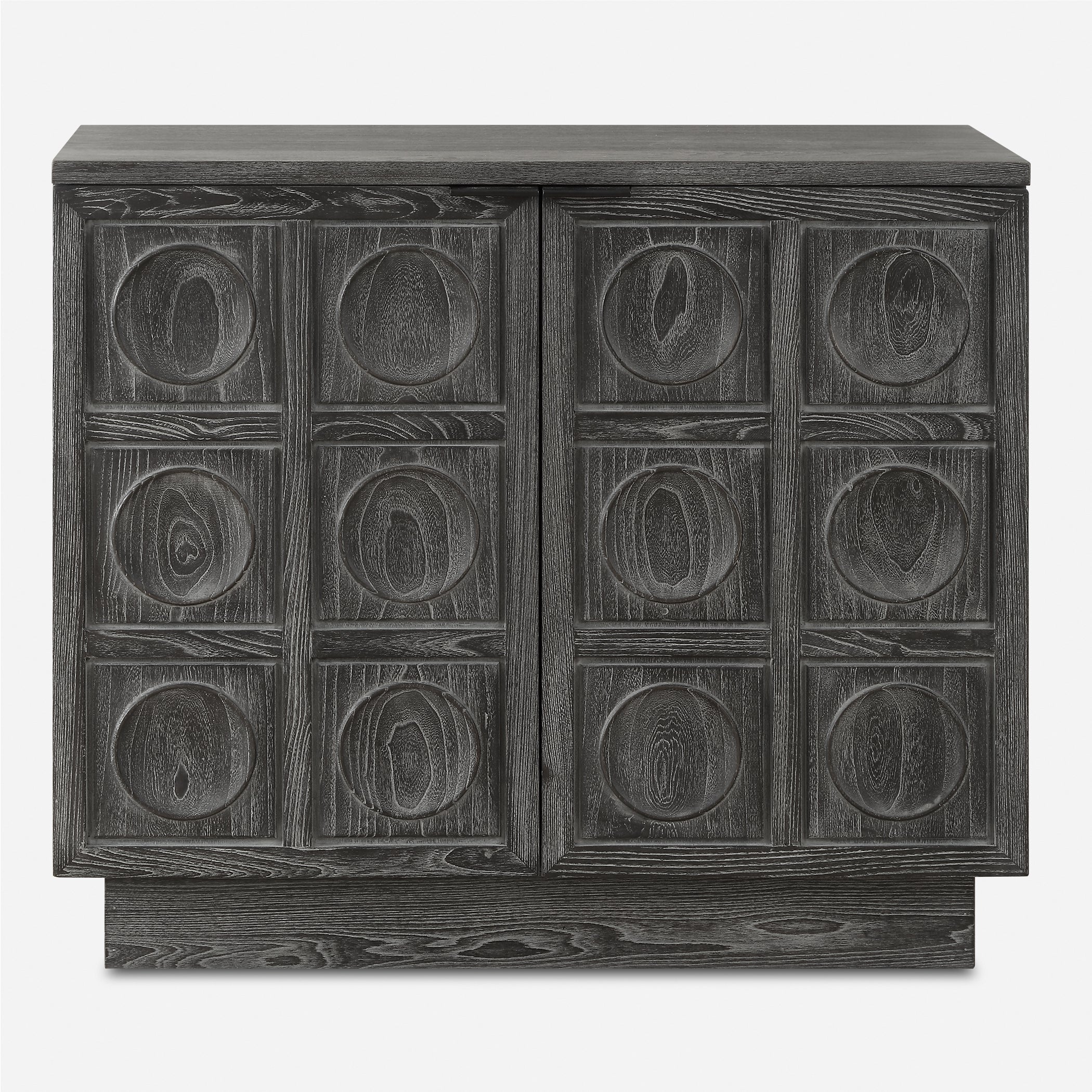 Shelby 2 Door Ebony Stained Cabinet - Image 2