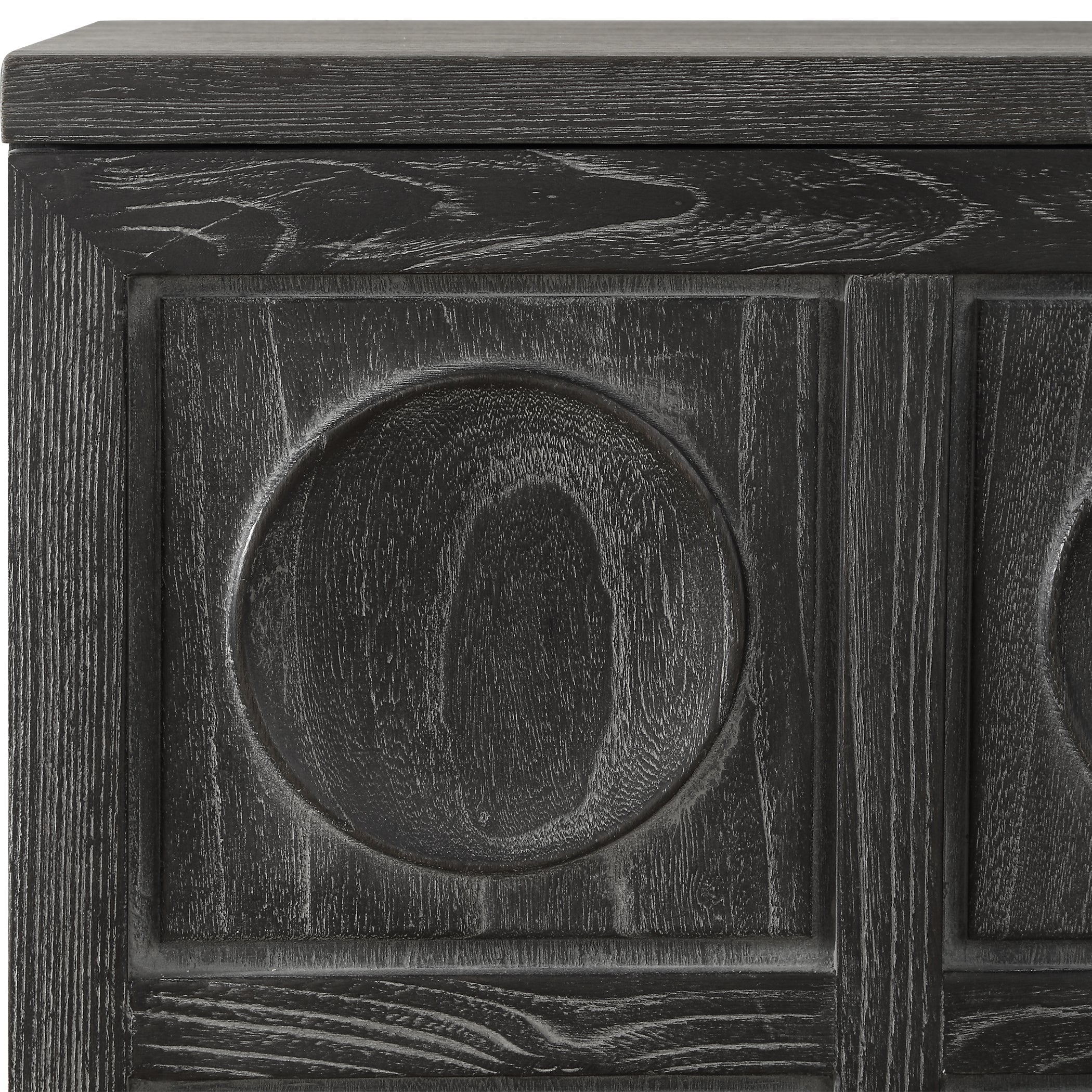 Shelby 2 Door Ebony Stained Cabinet - Image 6