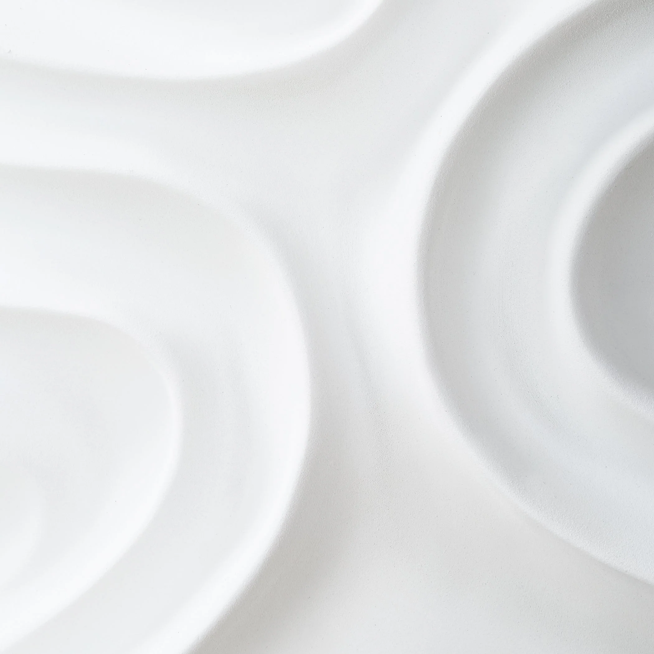 Snowdrift Scultped White Wall Decor, S/4 - Image 6